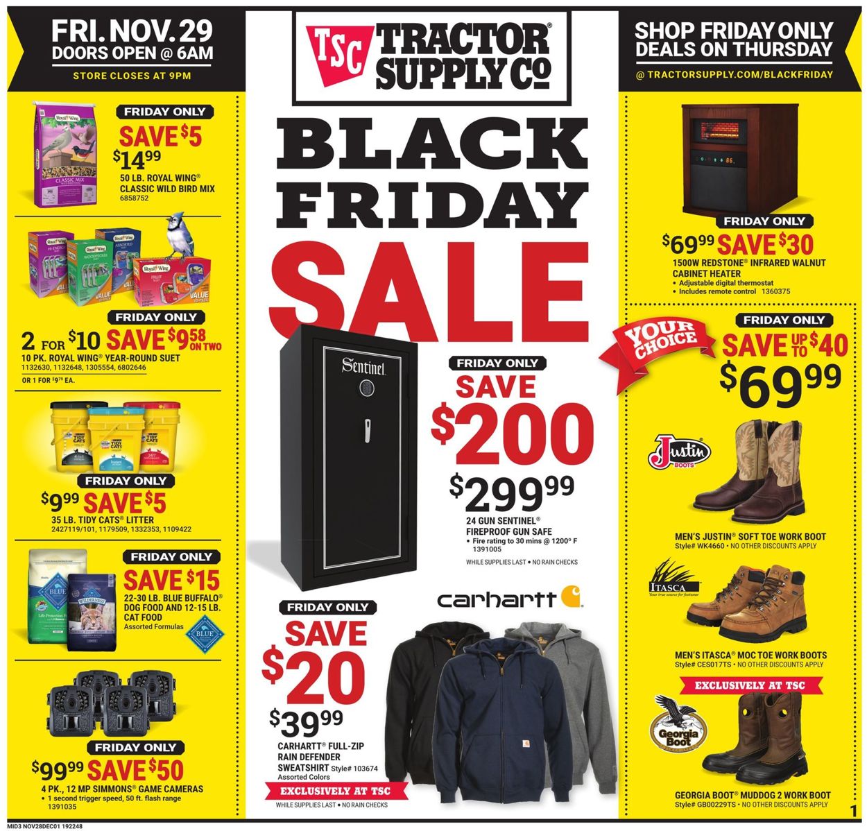 Tractor Supply - Black Friday Sale Ad 2019 Current weekly ad 11/28 - 12 ...