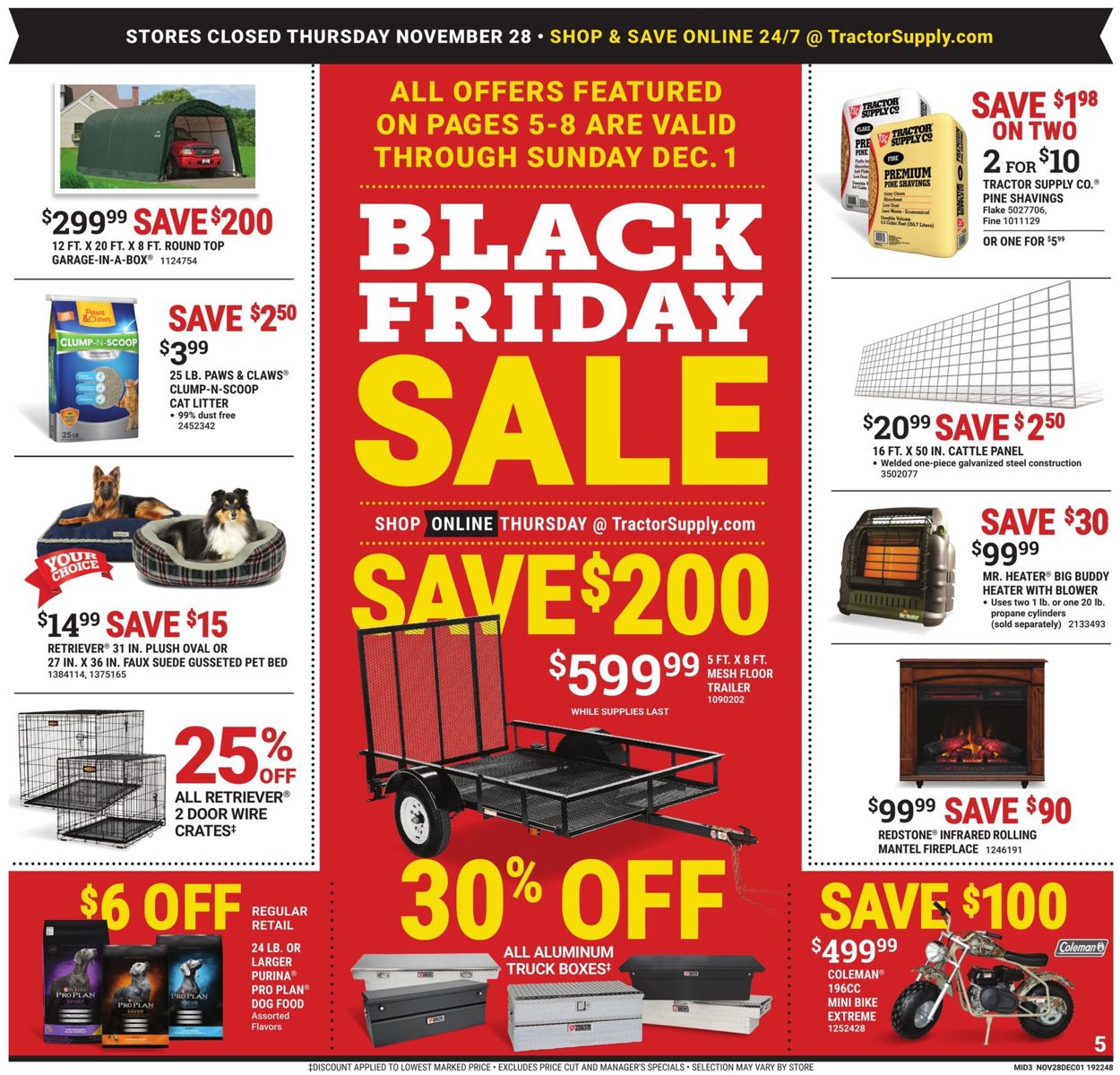 Tractor Supply Black Friday Sale Ad 2019 Current weekly ad 11/28 12