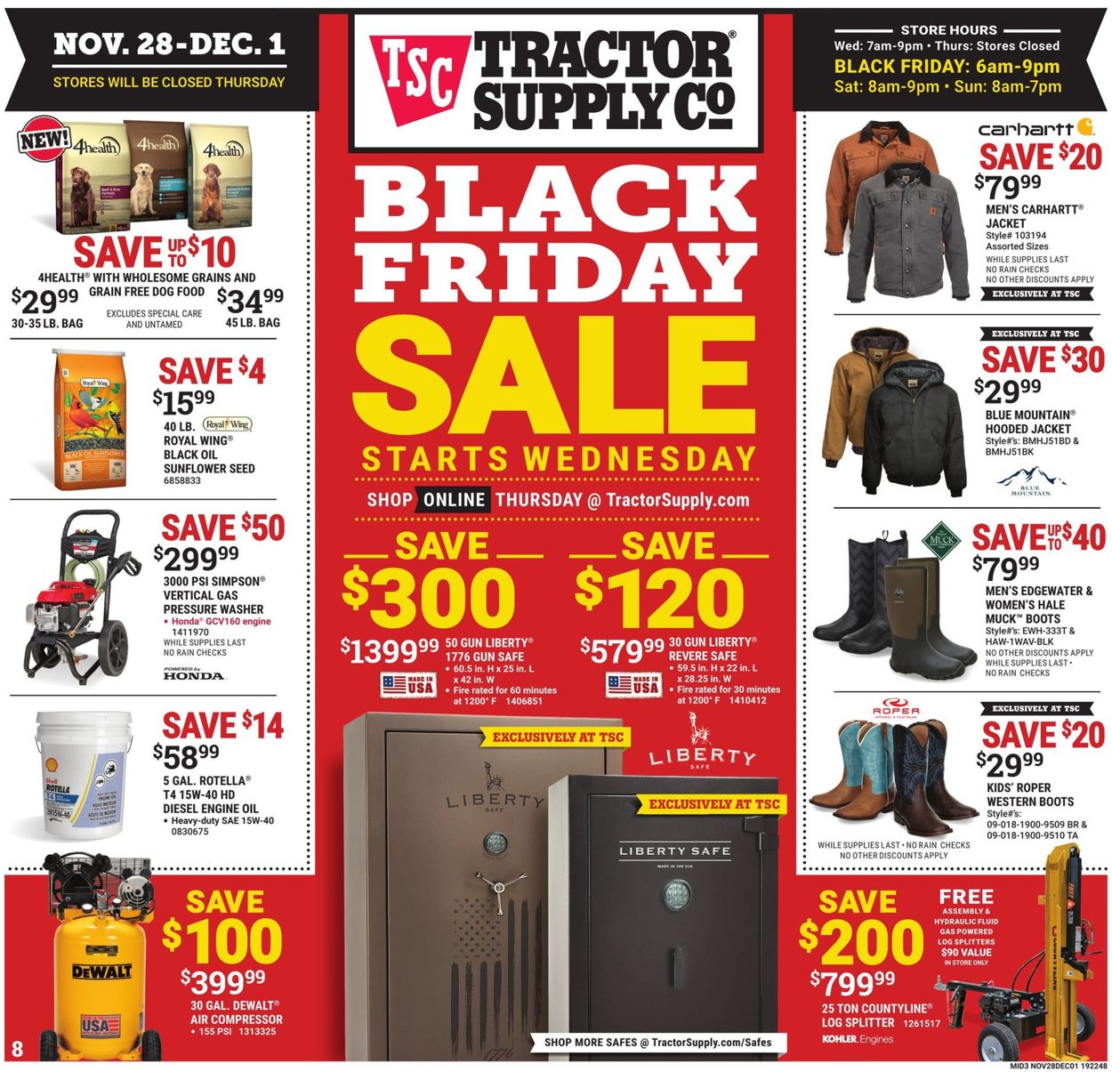 Tractor Supply Black Friday Sale Ad 2019 Current weekly ad 11/28 12