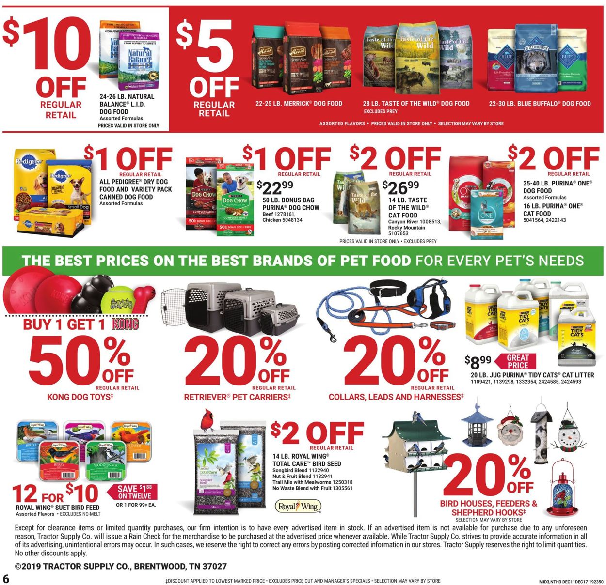 Catalogue Tractor Supply - Christmas Ad 2019 from 12/11/2019