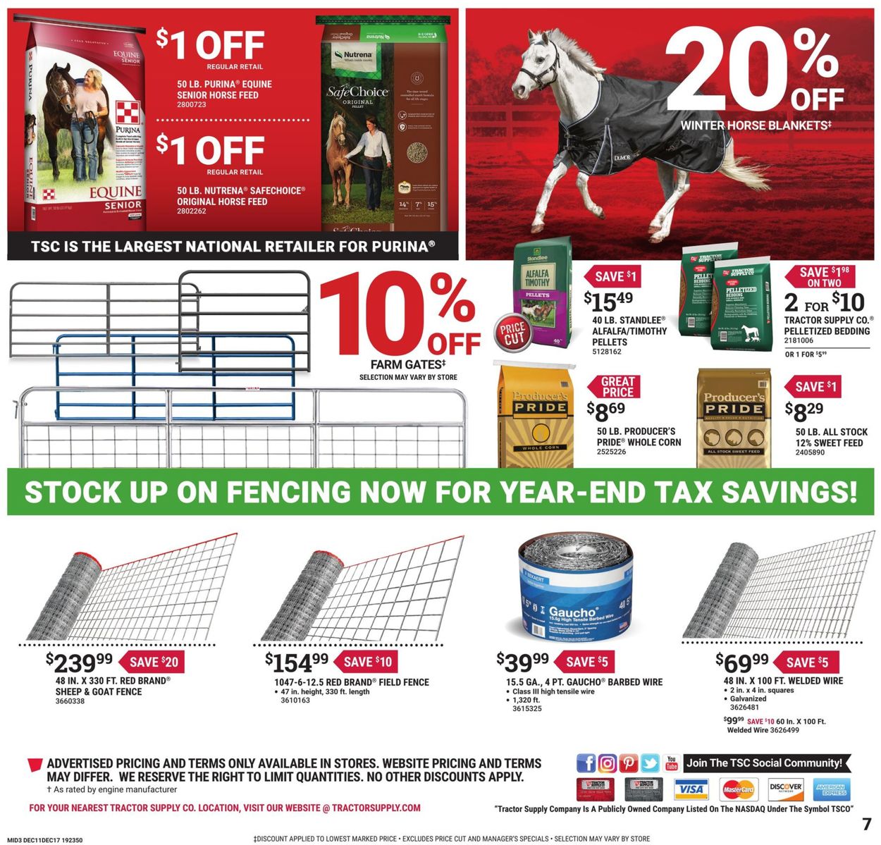 Catalogue Tractor Supply - Christmas Ad 2019 from 12/11/2019