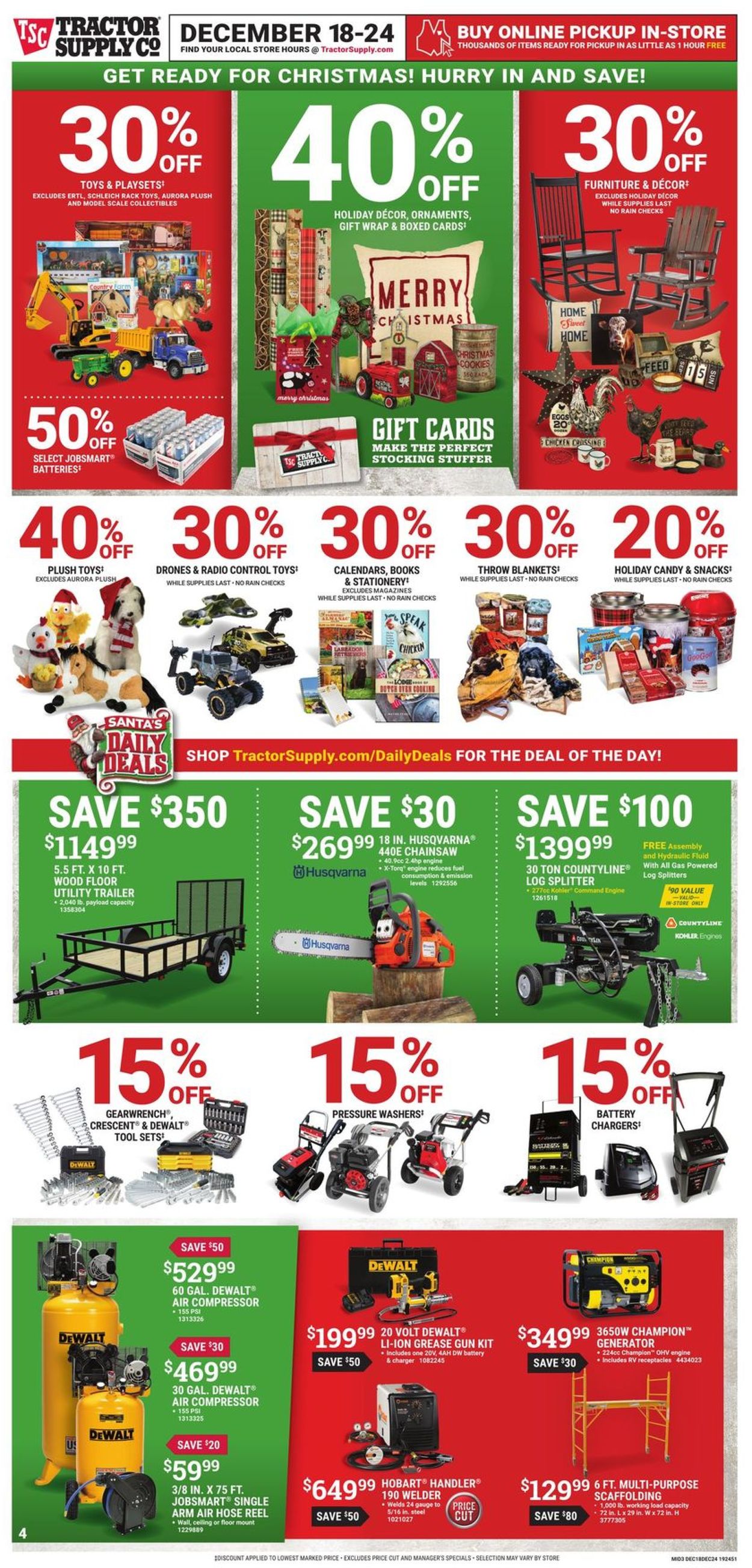 Catalogue Tractor Supply from 12/18/2019