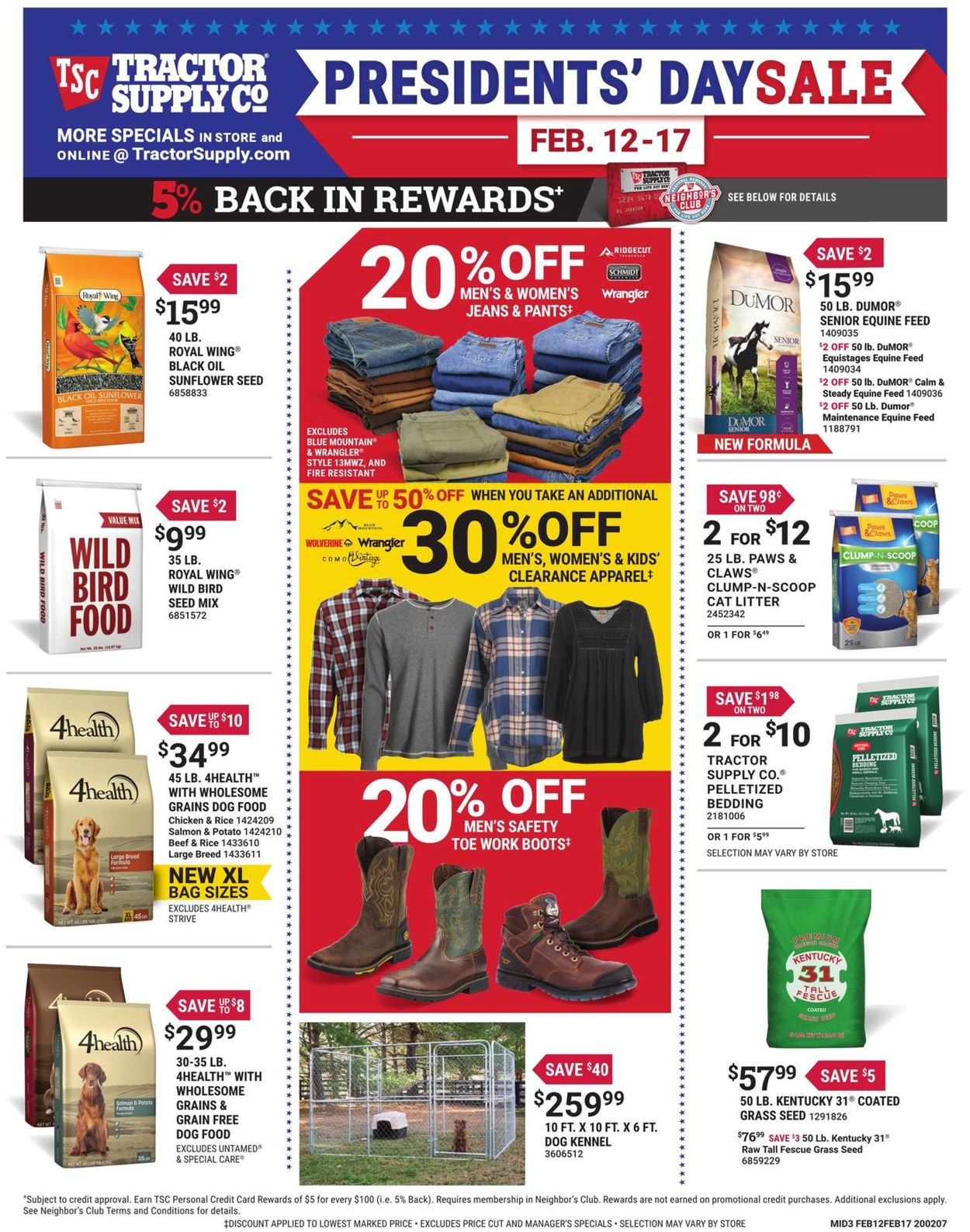 Catalogue Tractor Supply from 02/12/2020
