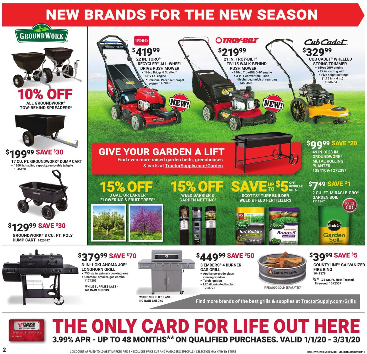Catalogue Tractor Supply from 03/04/2020
