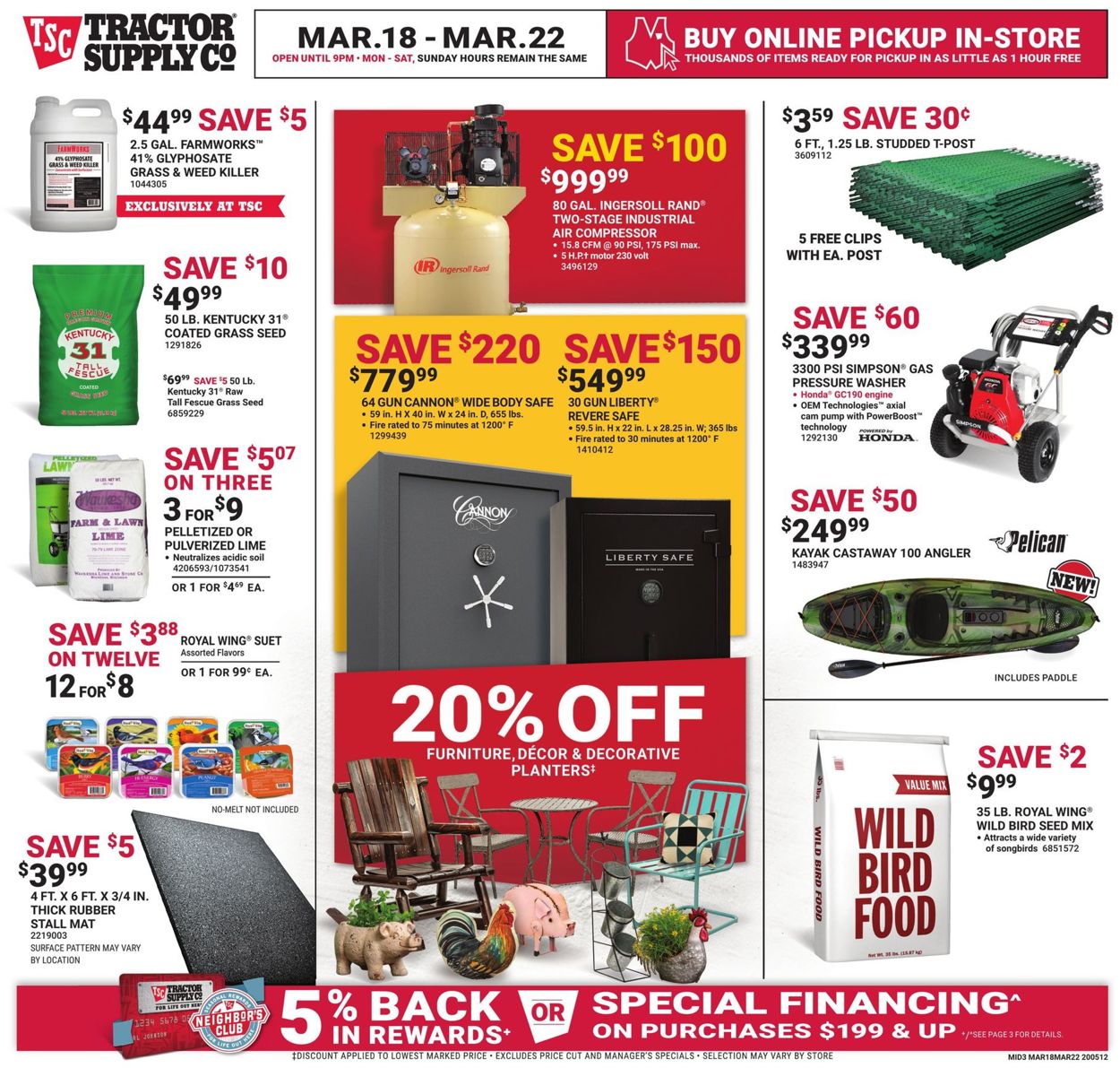 Catalogue Tractor Supply from 03/18/2020