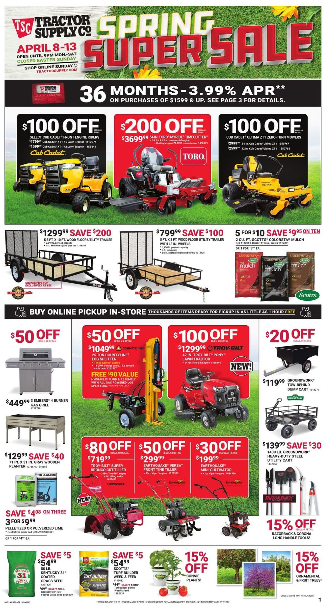 Catalogue Tractor Supply from 04/08/2020