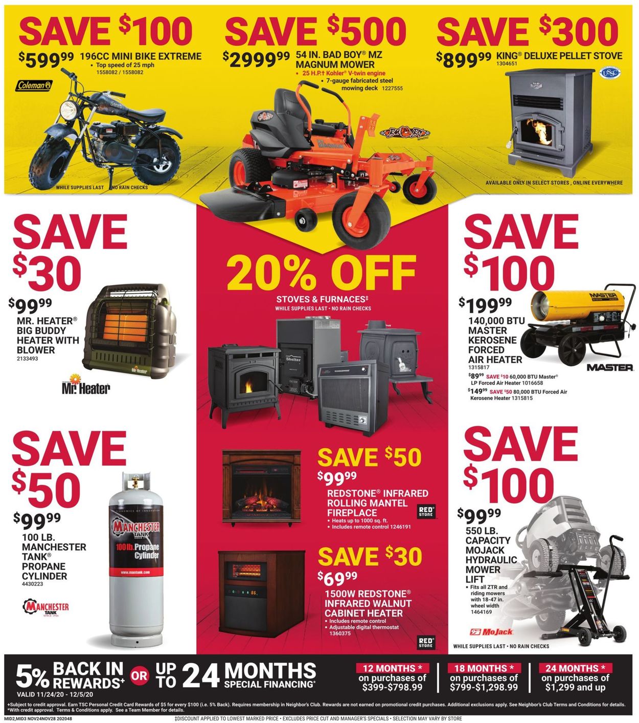 Catalogue Tractor Supply Black Friday 2020  from 11/24/2020