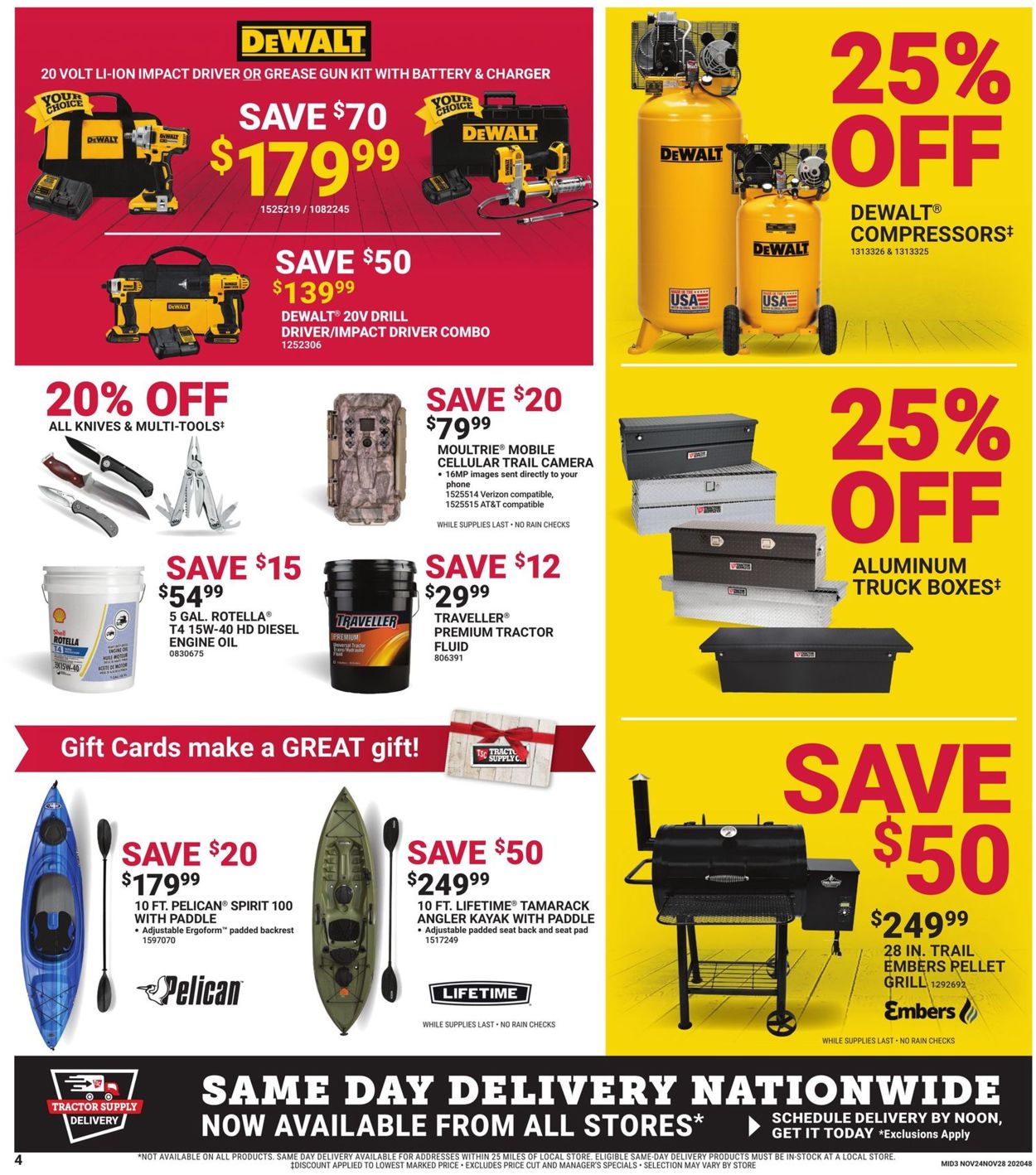 Catalogue Tractor Supply Black Friday 2020  from 11/24/2020