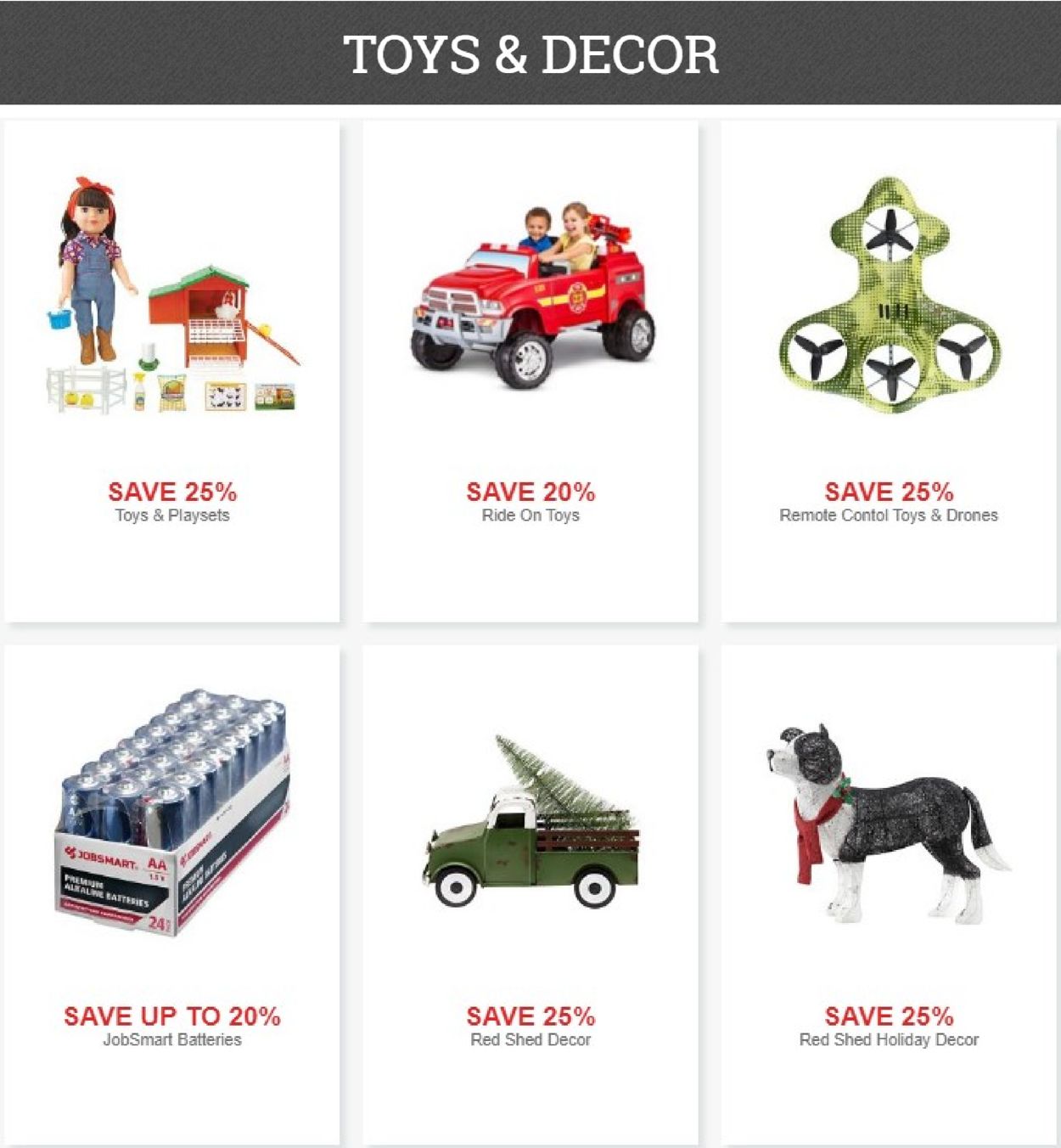 Catalogue Tractor Supply Holiday Gift Guide 2020 from 12/13/2020