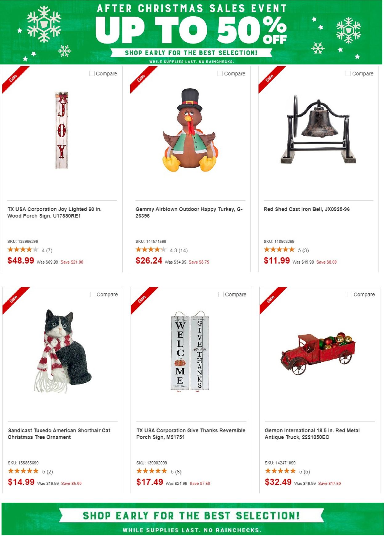 Catalogue Tractor Supply from 12/29/2020