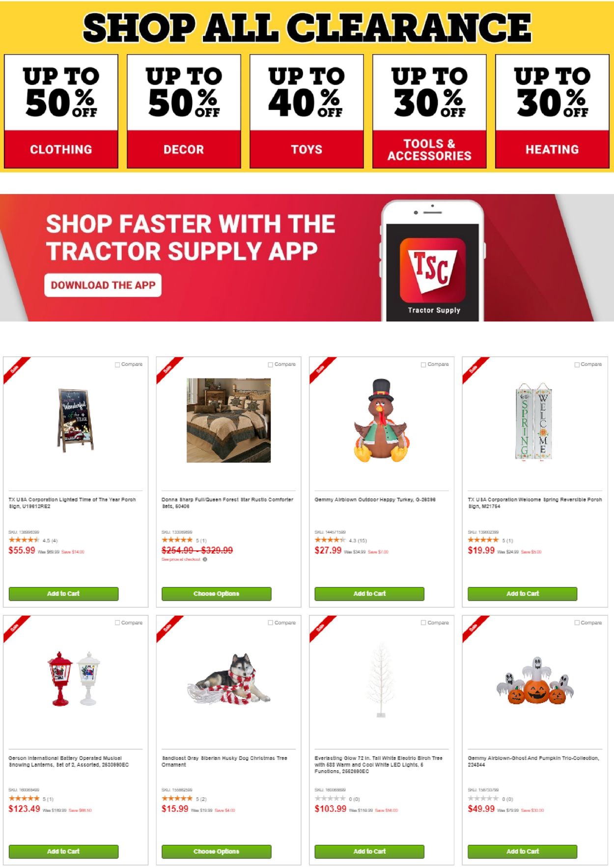 Catalogue Tractor Supply from 01/12/2021