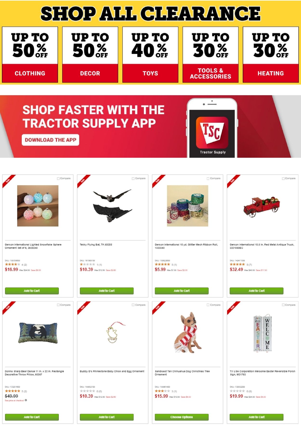 Catalogue Tractor Supply from 01/12/2021