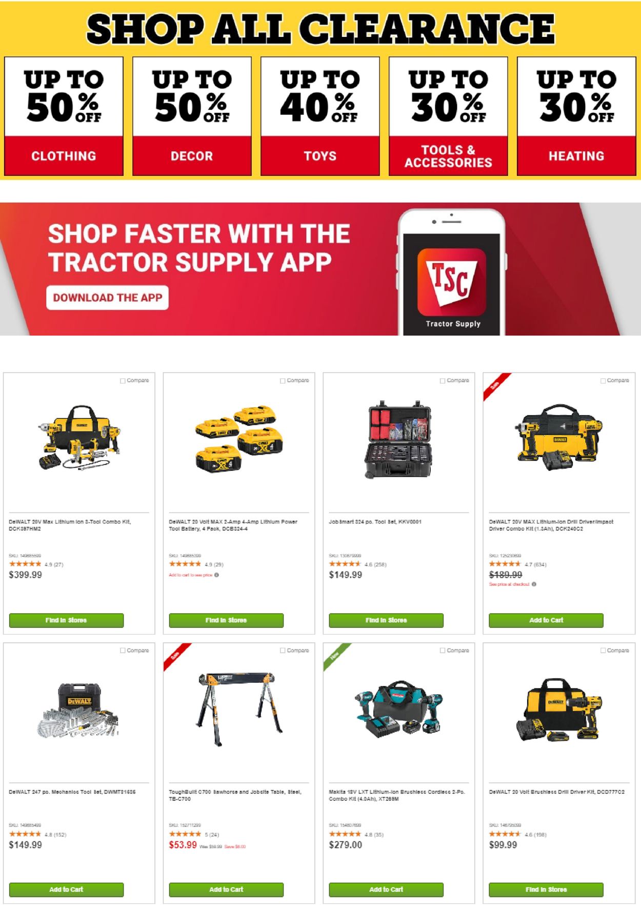 Catalogue Tractor Supply from 01/12/2021