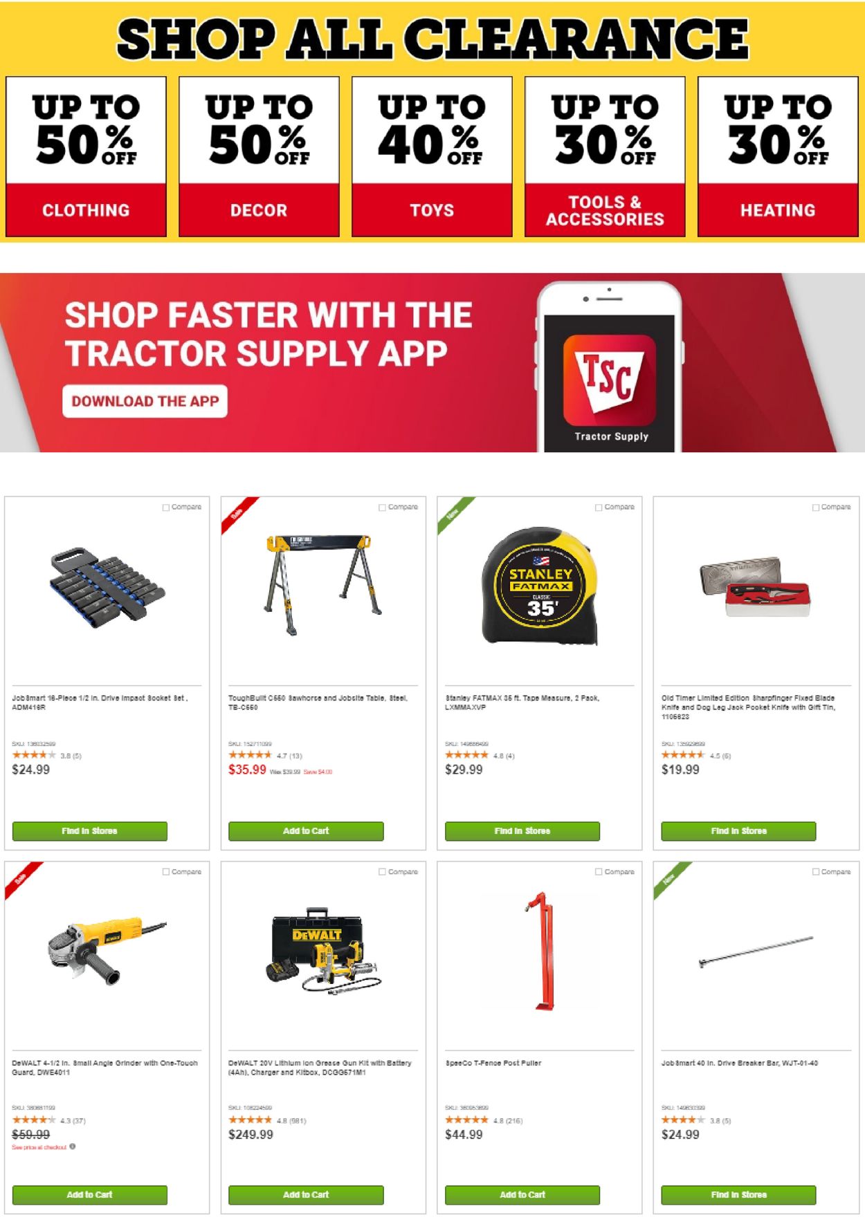 Catalogue Tractor Supply from 01/12/2021