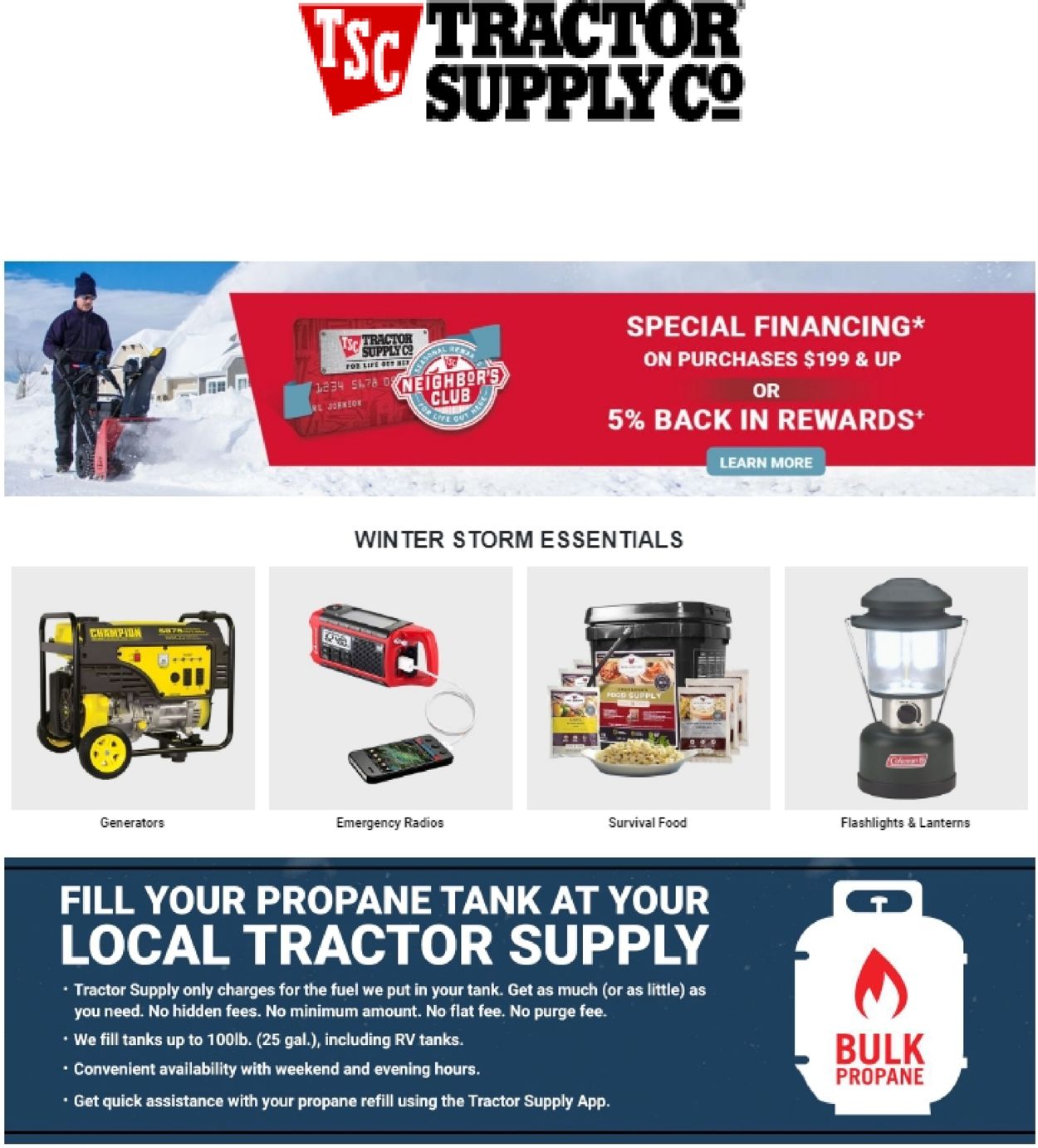 Catalogue Tractor Supply from 02/09/2021