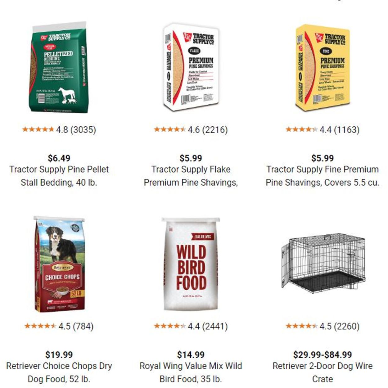 Catalogue Tractor Supply from 10/21/2021
