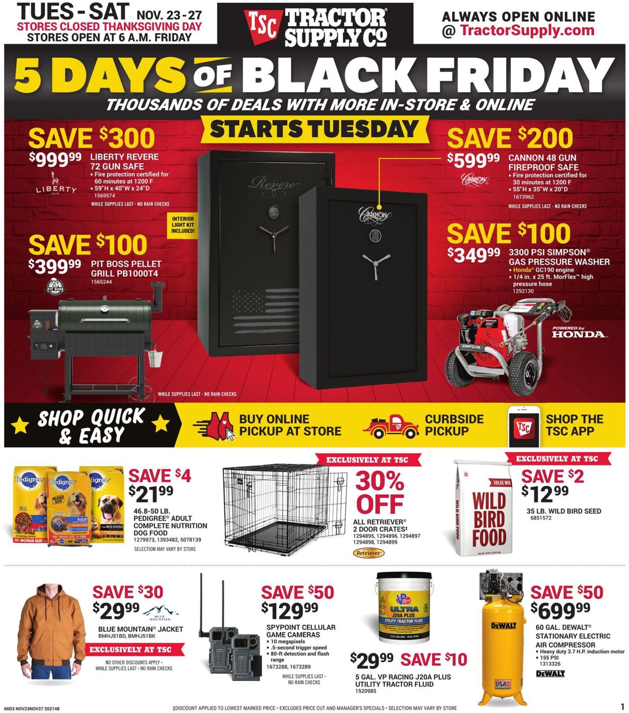 Tractor Supply BLACK FRIDAY AD 2021 Current weekly ad 11/23 11/27