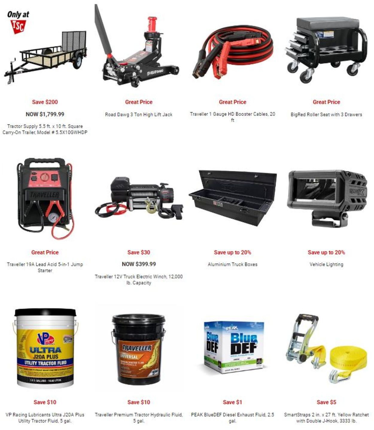 Catalogue Tractor Supply CYBER MONDAY 2021 from 11/28/2021