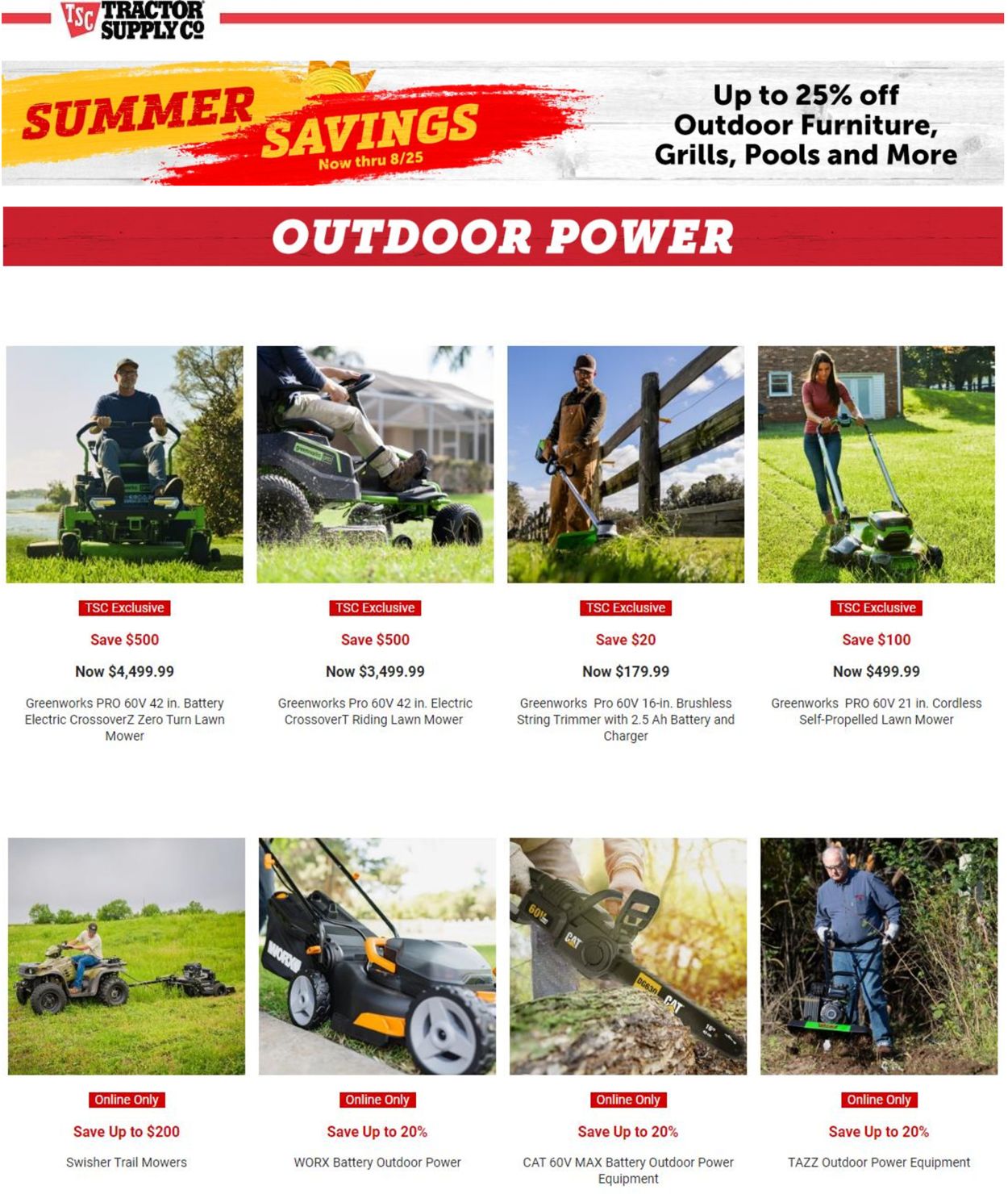 Catalogue Tractor Supply from 08/16/2022