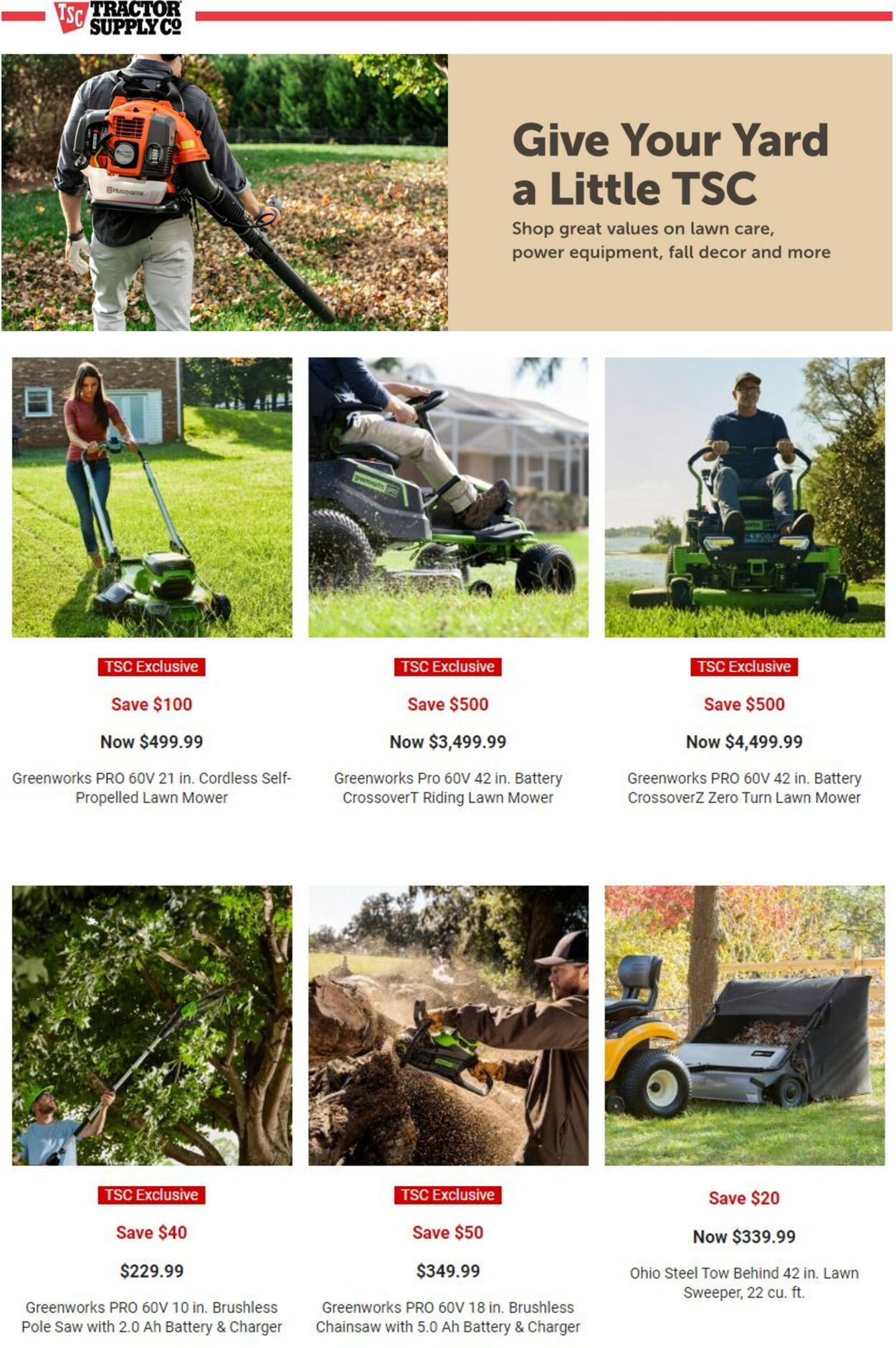 Catalogue Tractor Supply from 09/20/2022