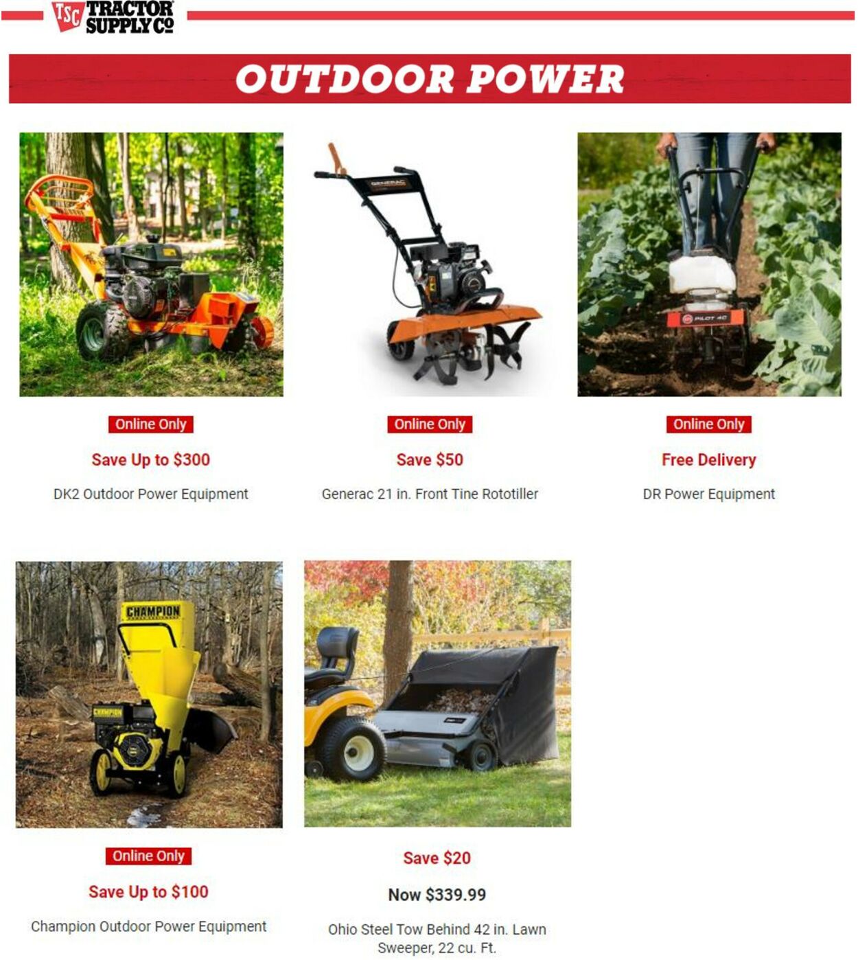 Catalogue Tractor Supply from 10/03/2022