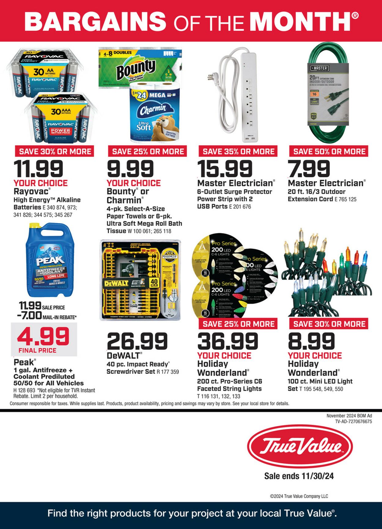 Catalogue True Value Hardware from 11/01/2024