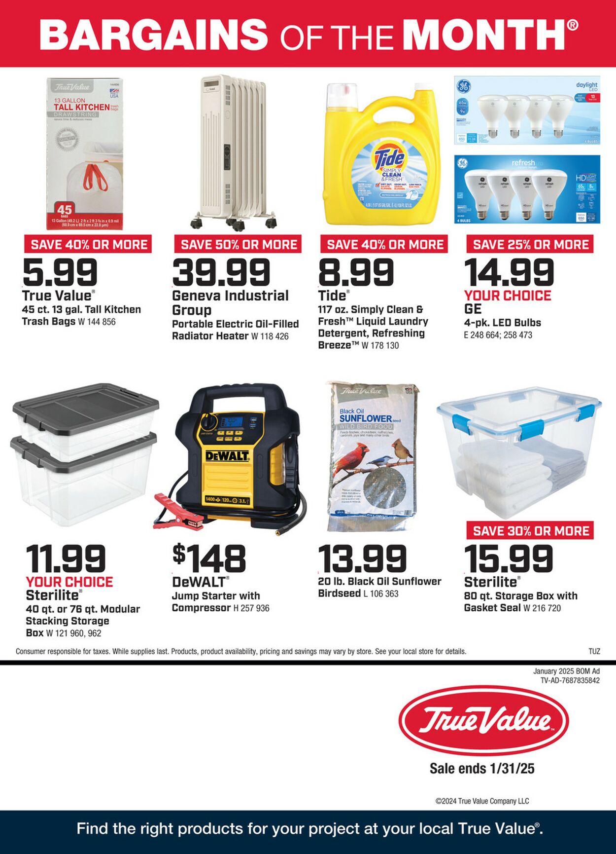 Catalogue True Value Hardware from 01/01/2025