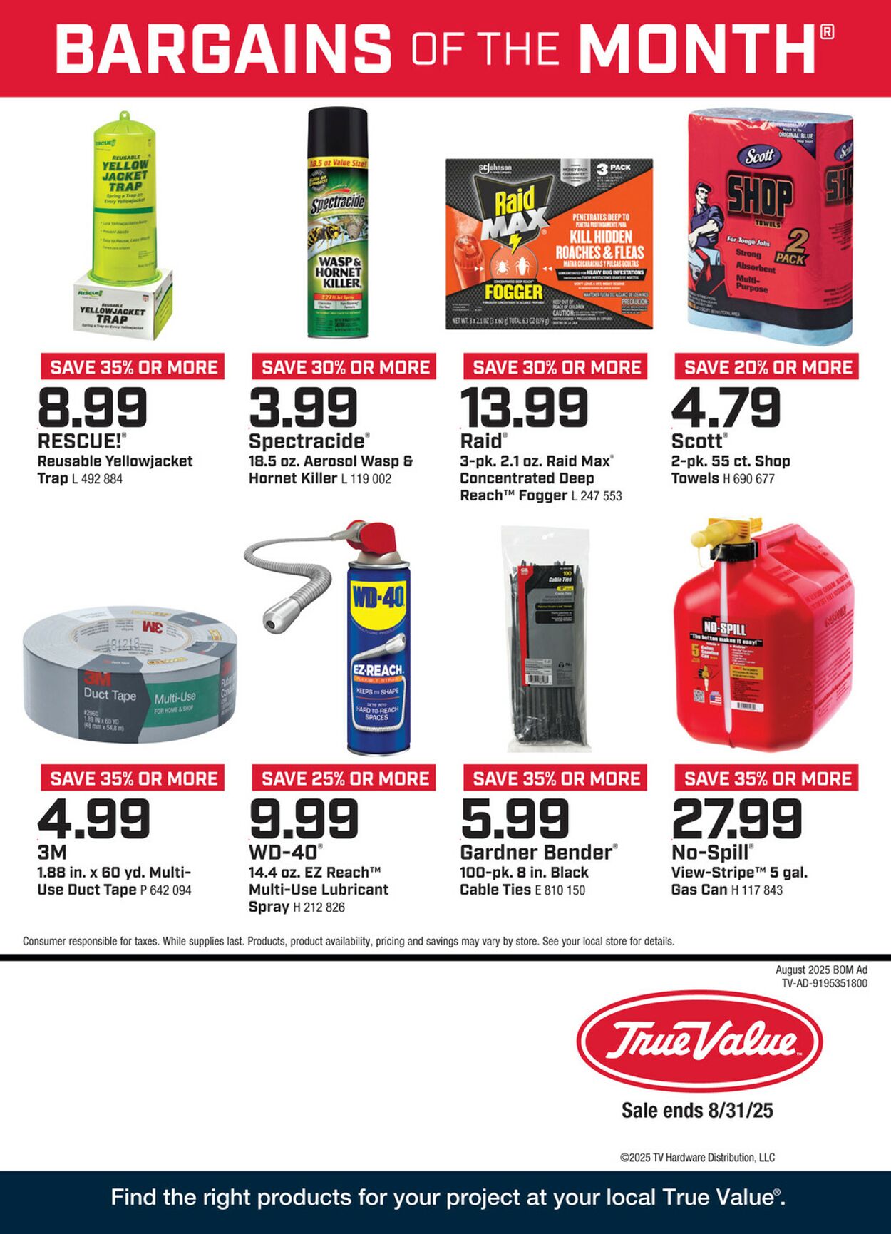 Catalogue True Value Hardware from 08/01/2025