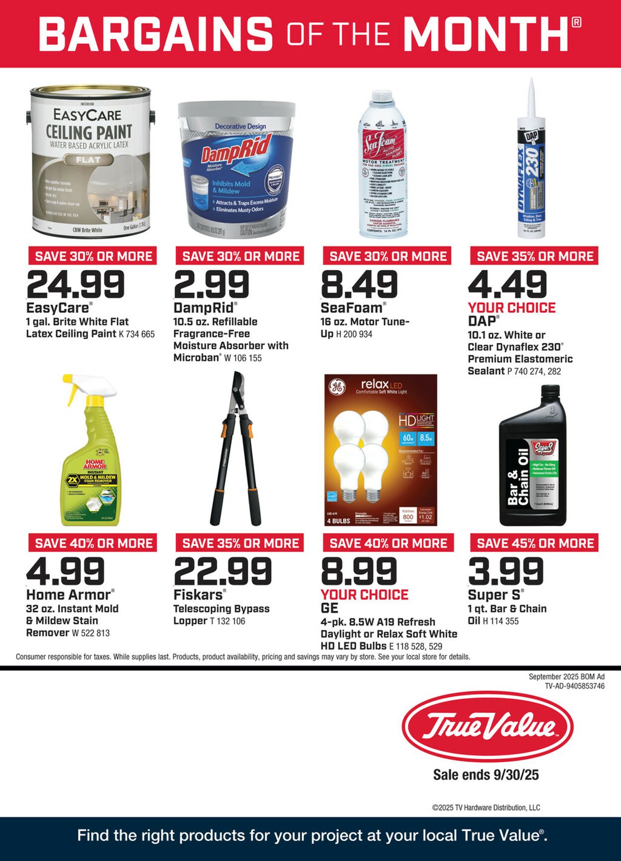 Catalogue True Value Hardware from 09/01/2025