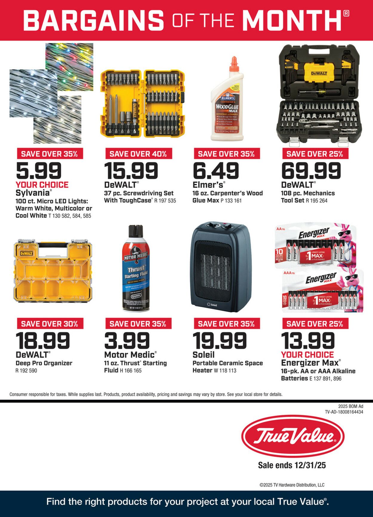 Catalogue True Value Hardware from 12/01/2025