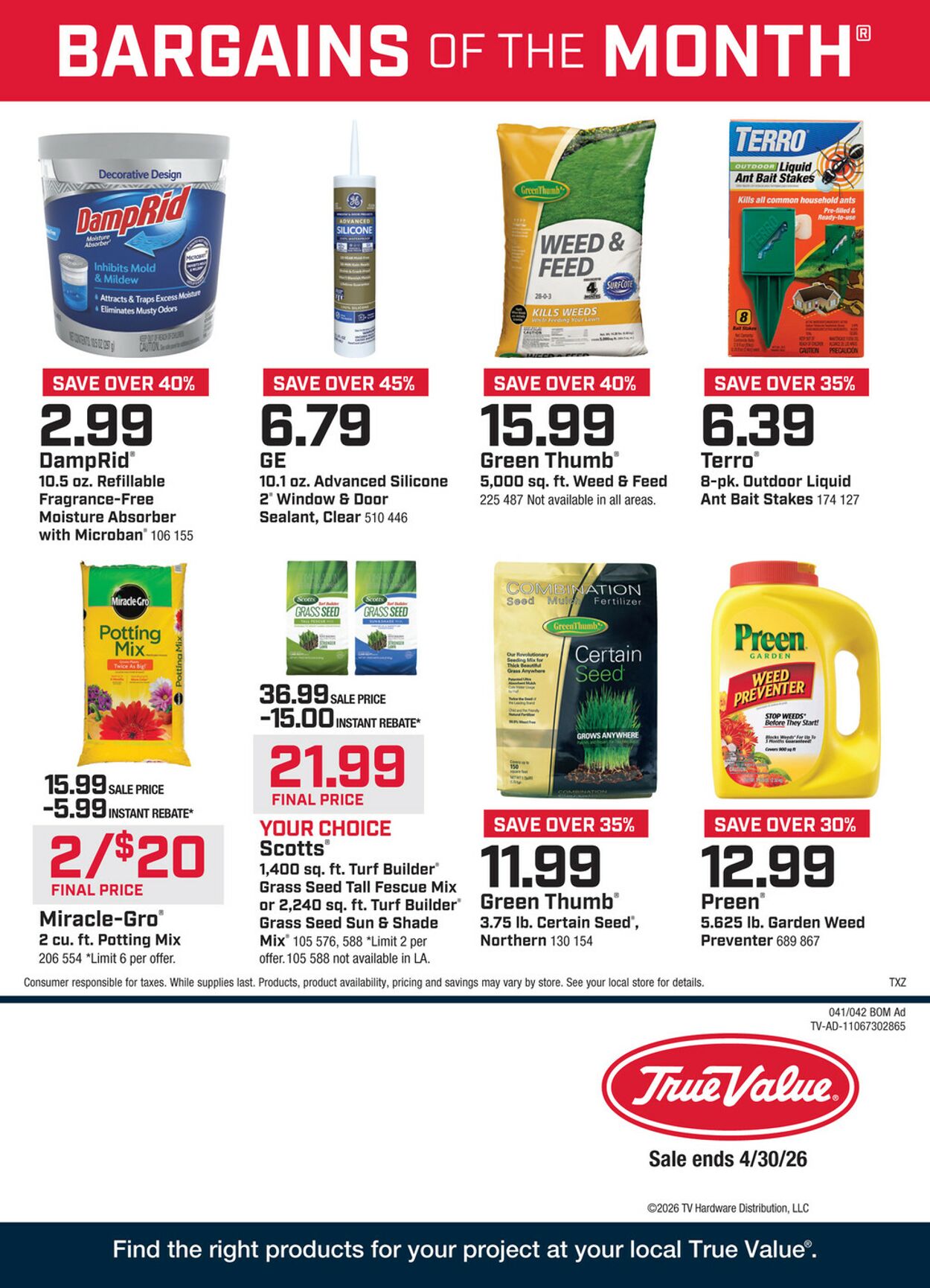 Catalogue True Value Hardware from 04/01/2026