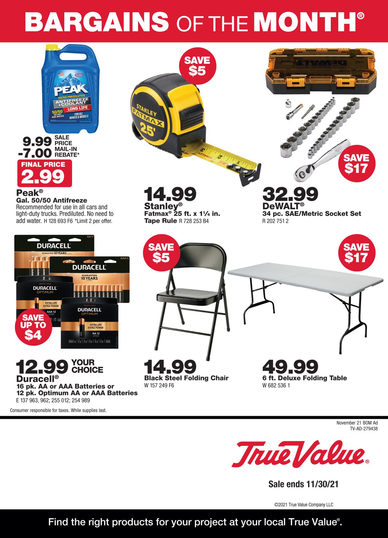 Catalogue True Value Hardware from 11/01/2021