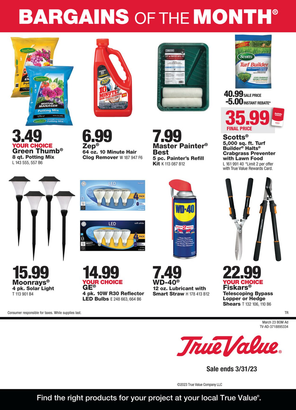 Catalogue True Value Hardware from 03/01/2023