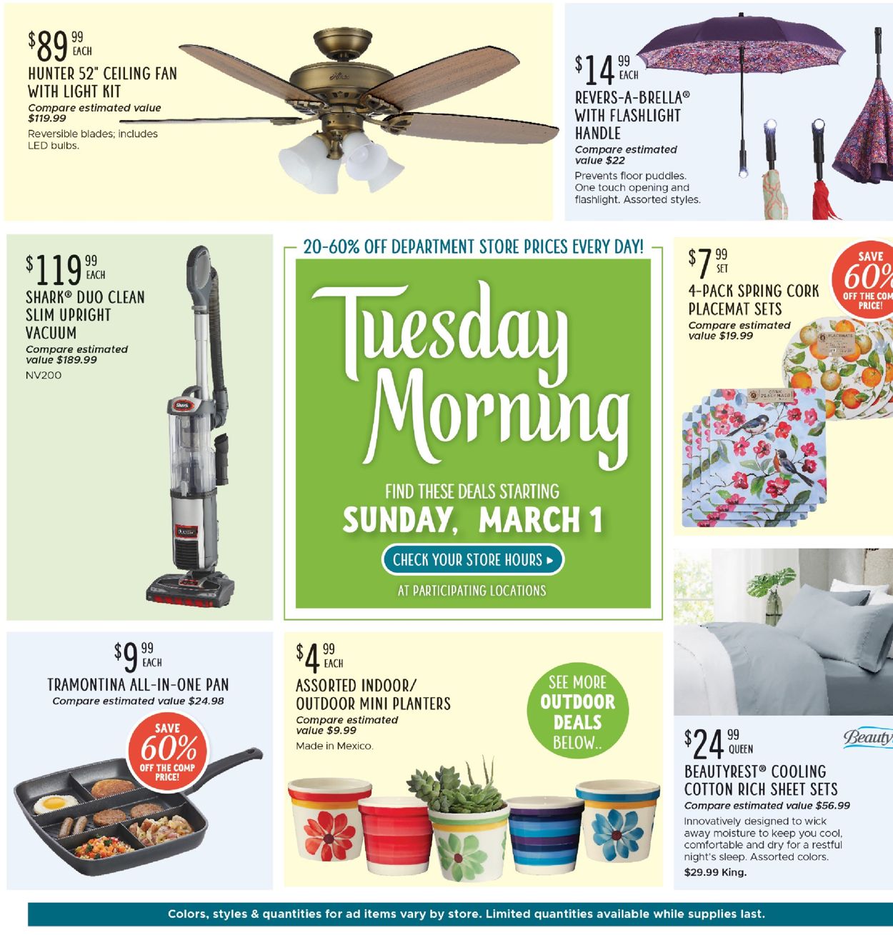 Catalogue Tuesday Morning from 08/20/2020