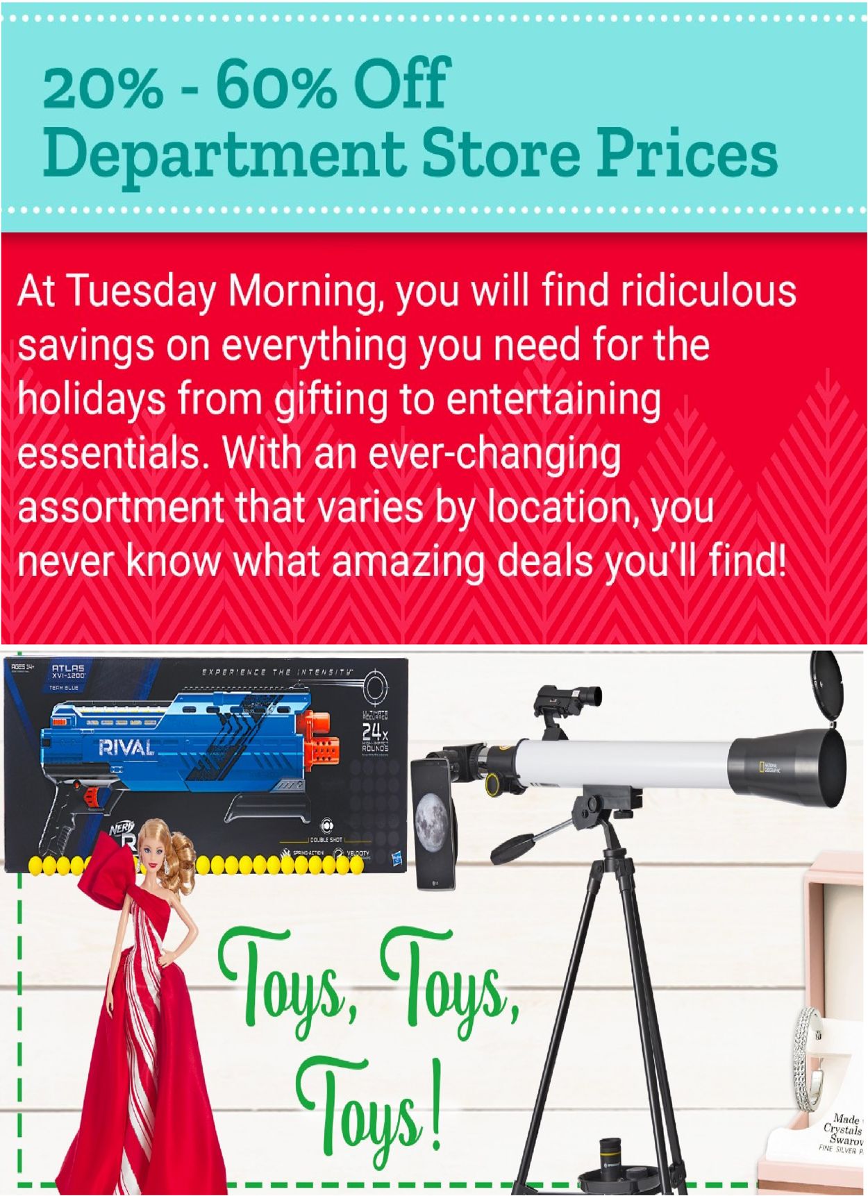Catalogue Tuesday Morning Christmas 2020 from 11/26/2020