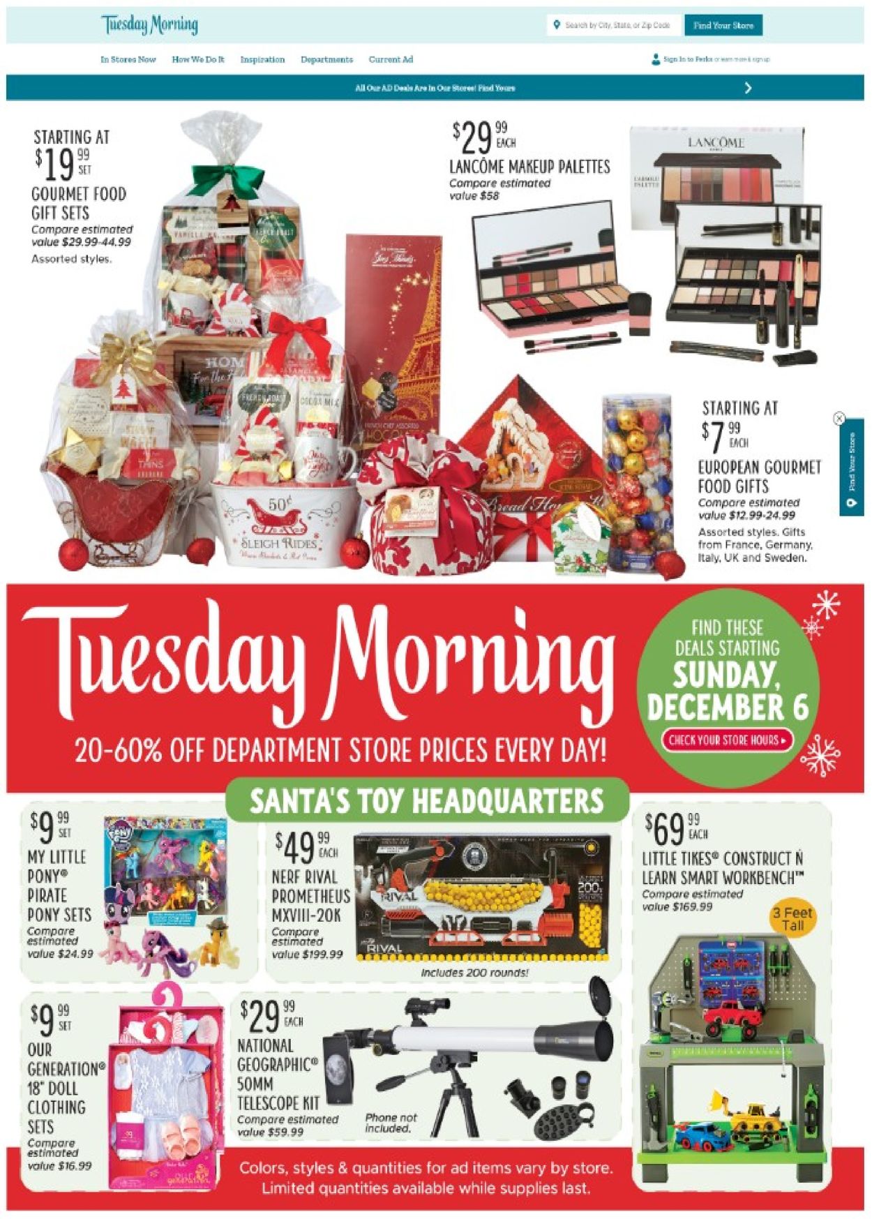 Catalogue Tuesday Morning from 12/10/2020