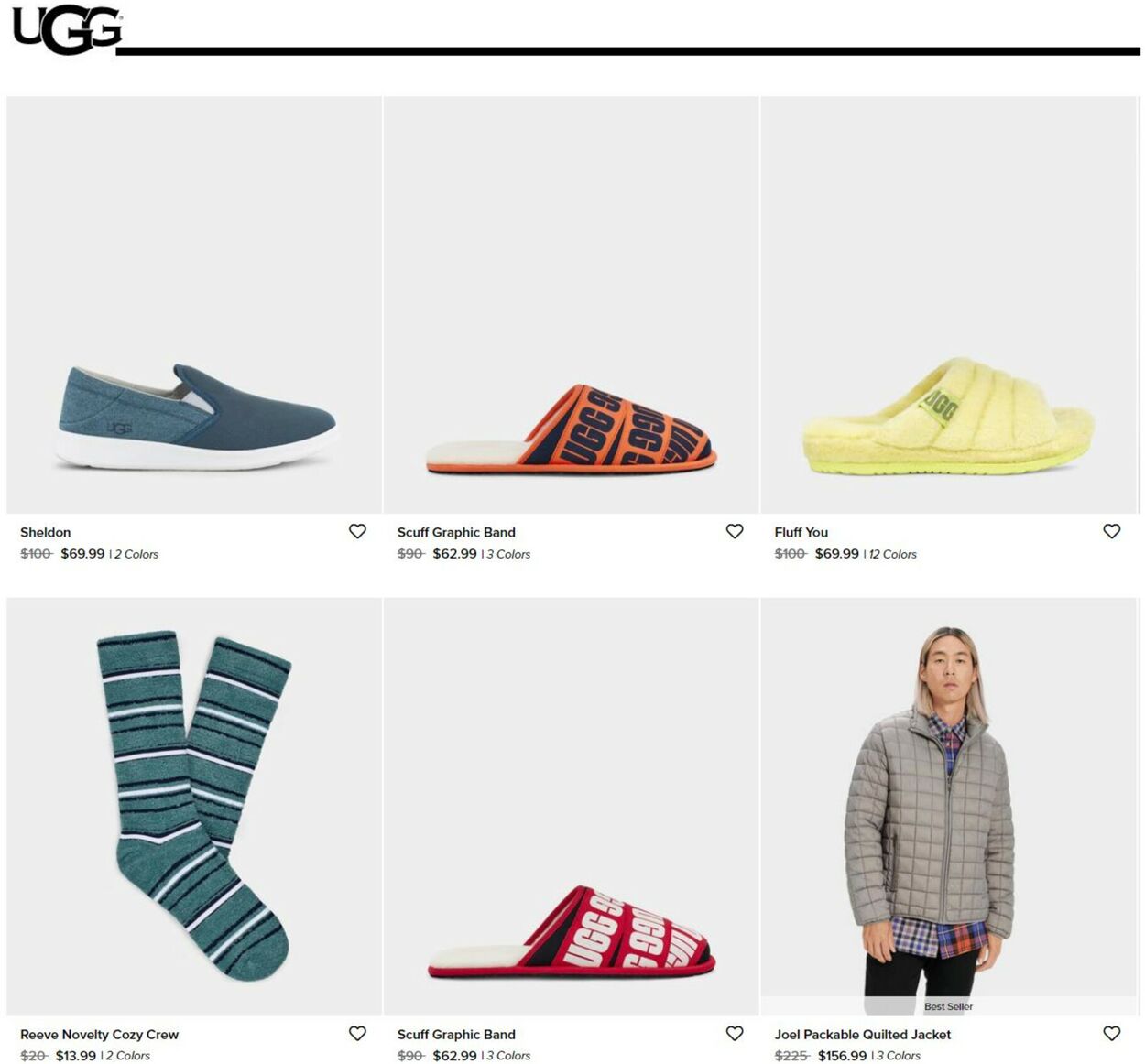 Catalogue UGG from 10/27/2022