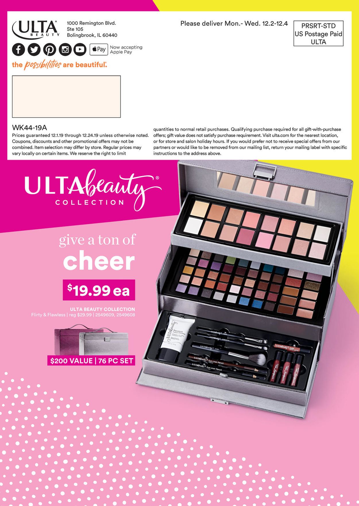 Catalogue Ulta Beauty from 12/01/2019