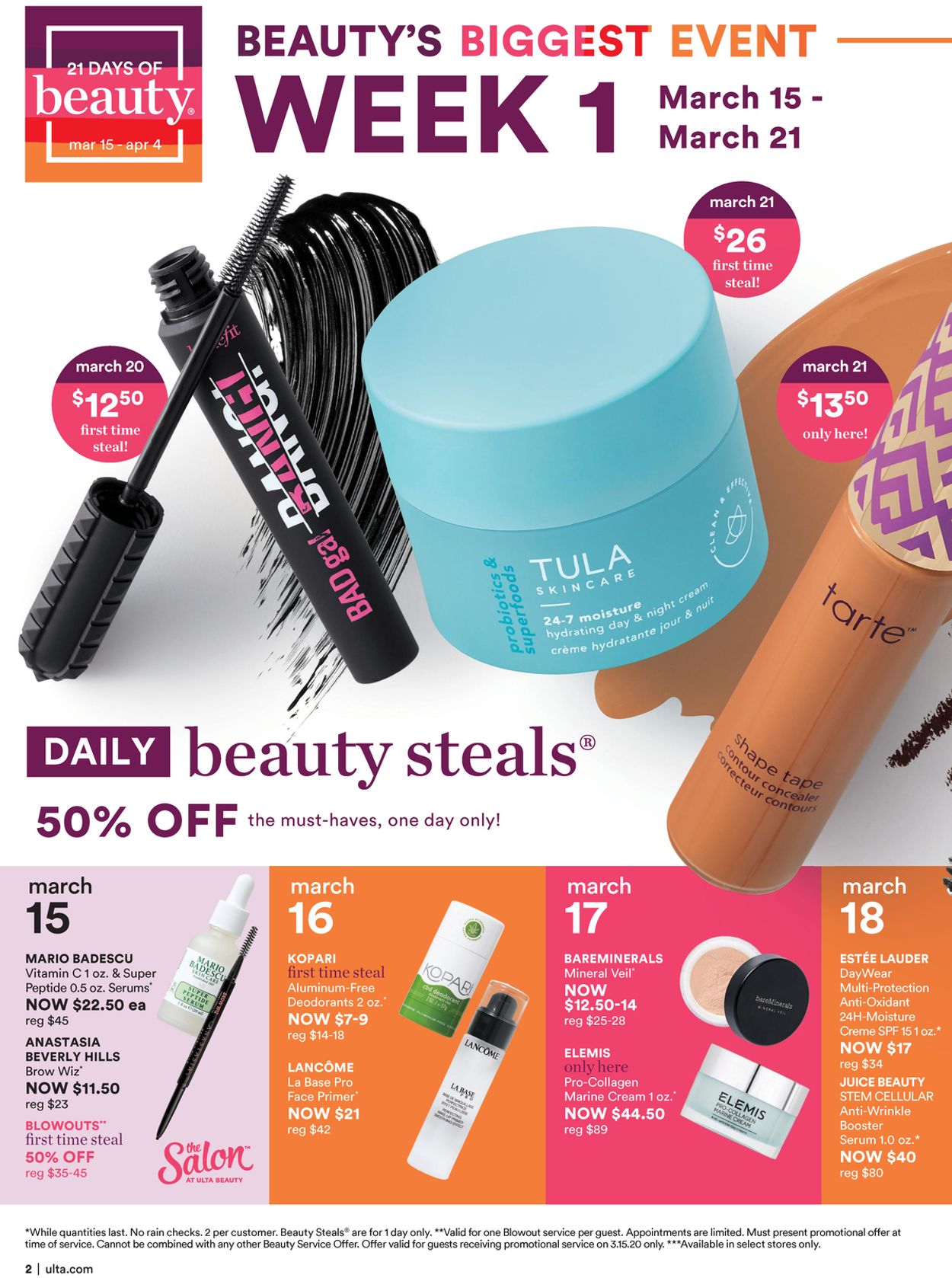Catalogue Ulta Beauty from 03/15/2020