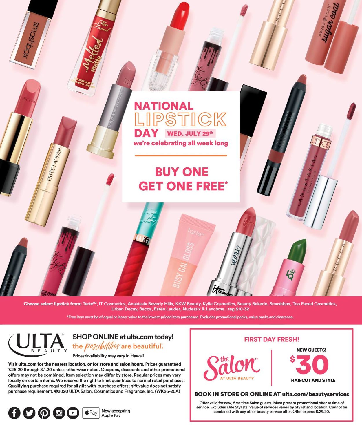 Catalogue Ulta Beauty from 07/26/2020