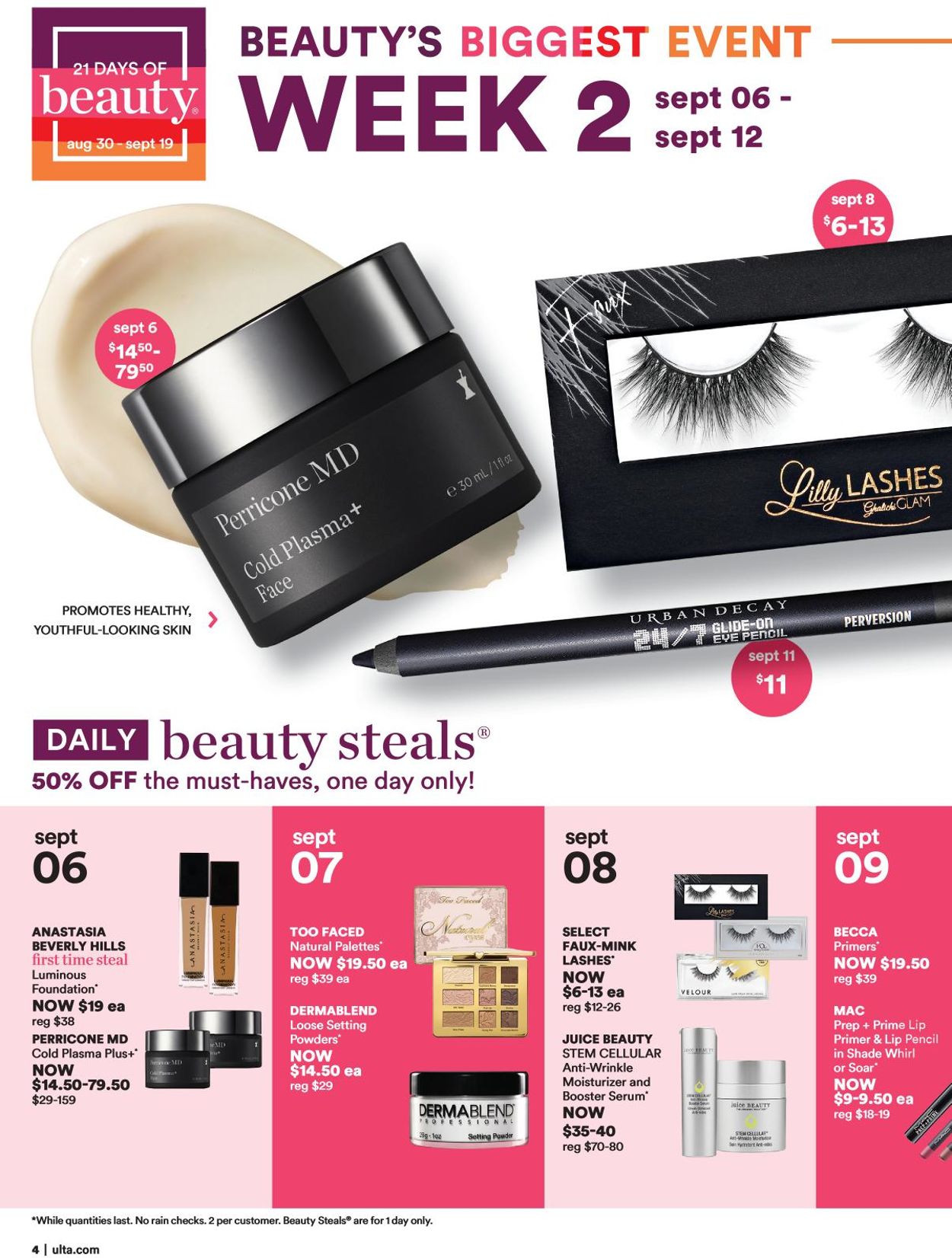 Catalogue Ulta Beauty from 08/30/2020