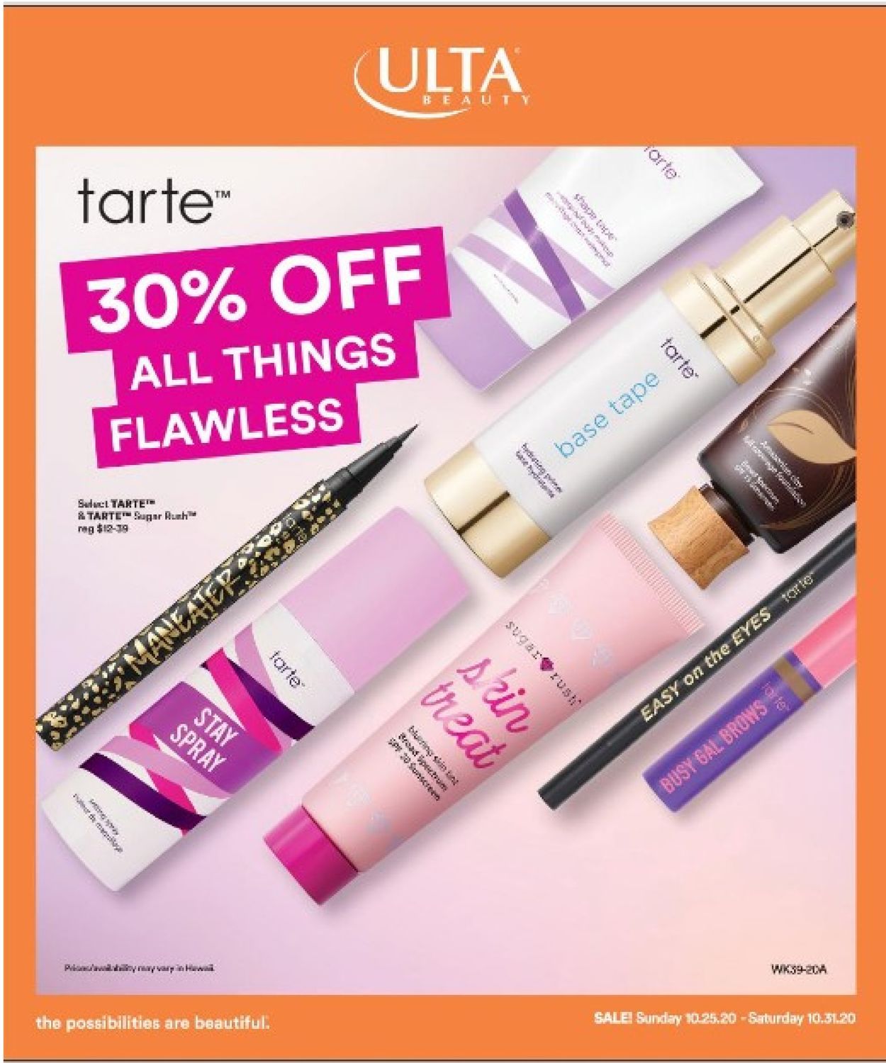 Catalogue Ulta Beauty from 10/25/2020