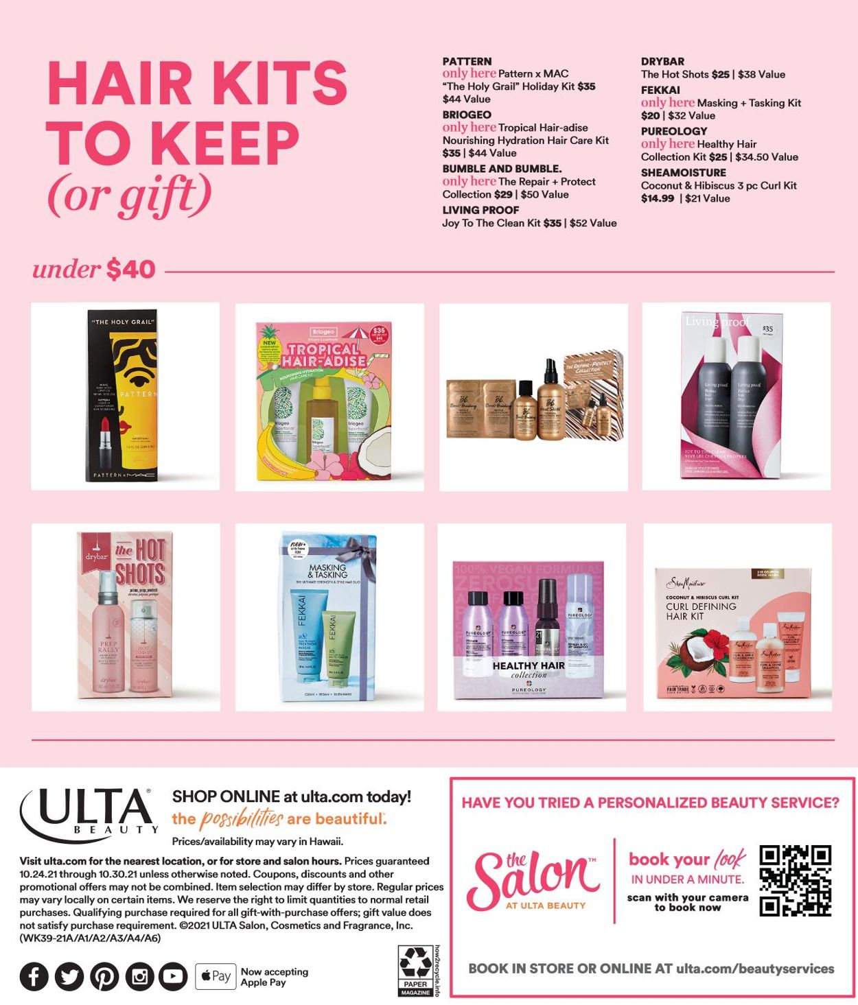 Catalogue Ulta Beauty from 10/24/2021