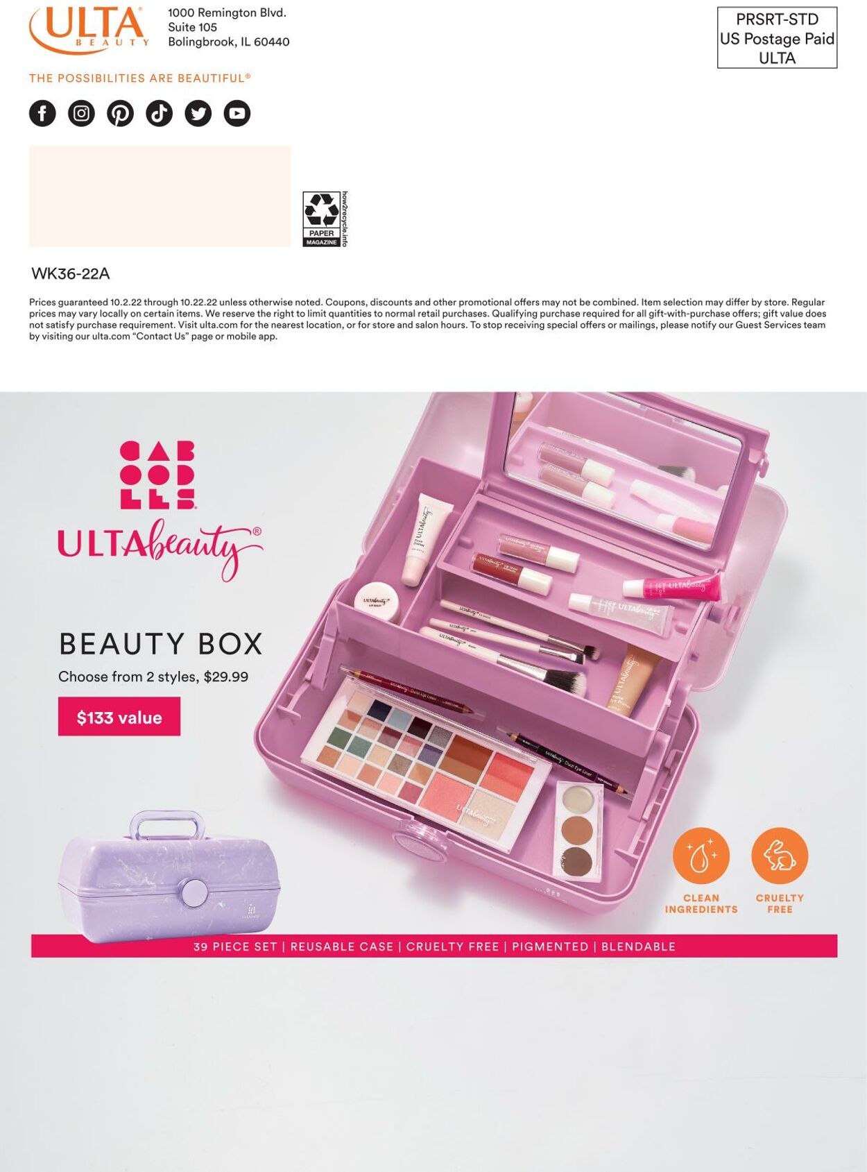 Catalogue Ulta Beauty from 10/02/2022