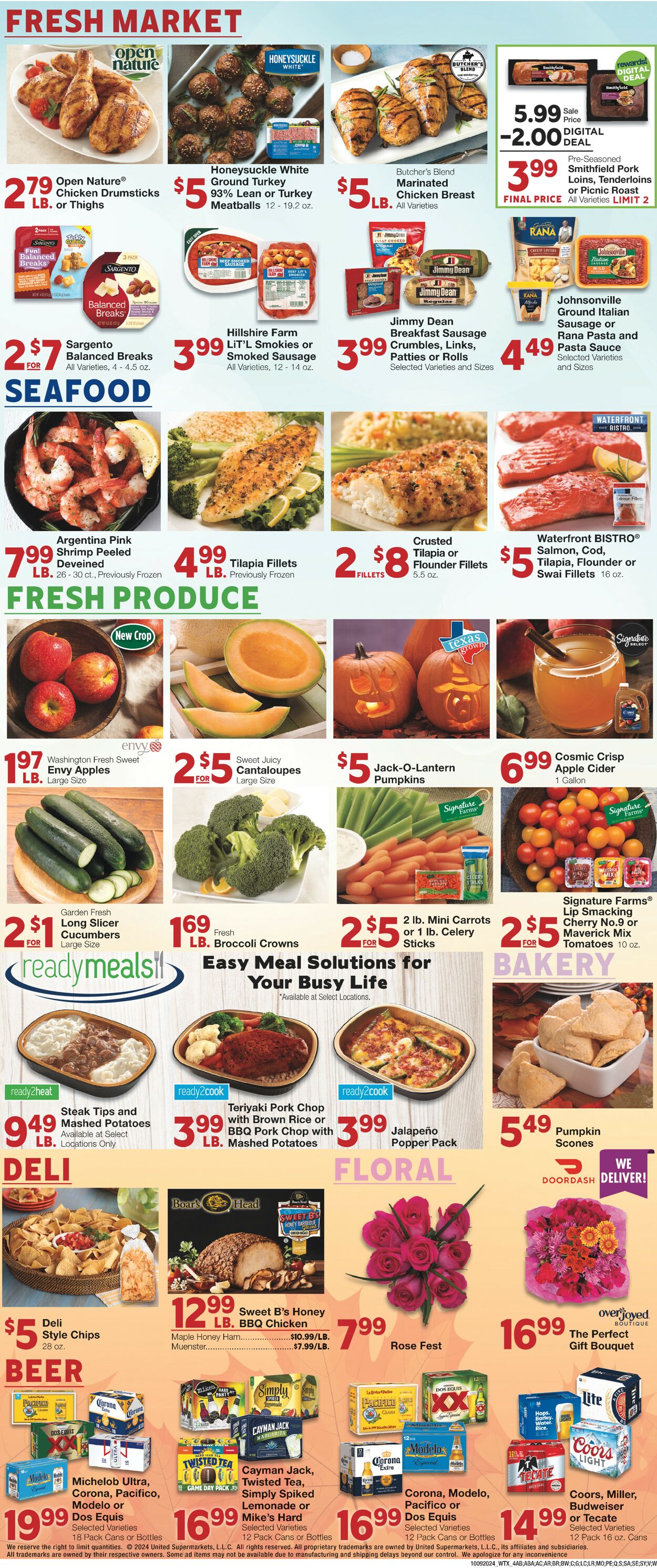 Catalogue United Supermarkets from 10/09/2024