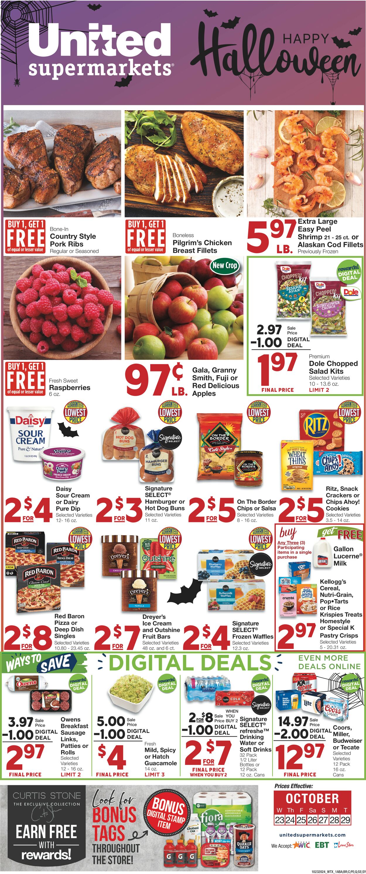 Catalogue United Supermarkets from 10/23/2024