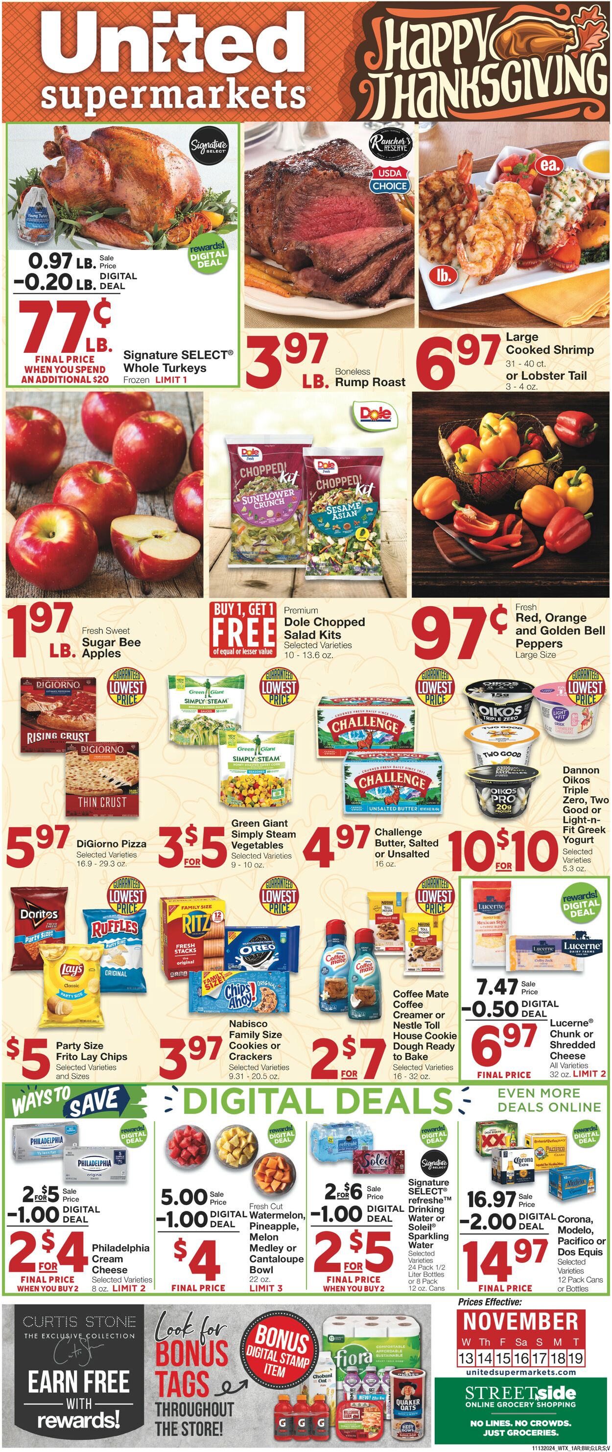 Catalogue United Supermarkets from 11/13/2024