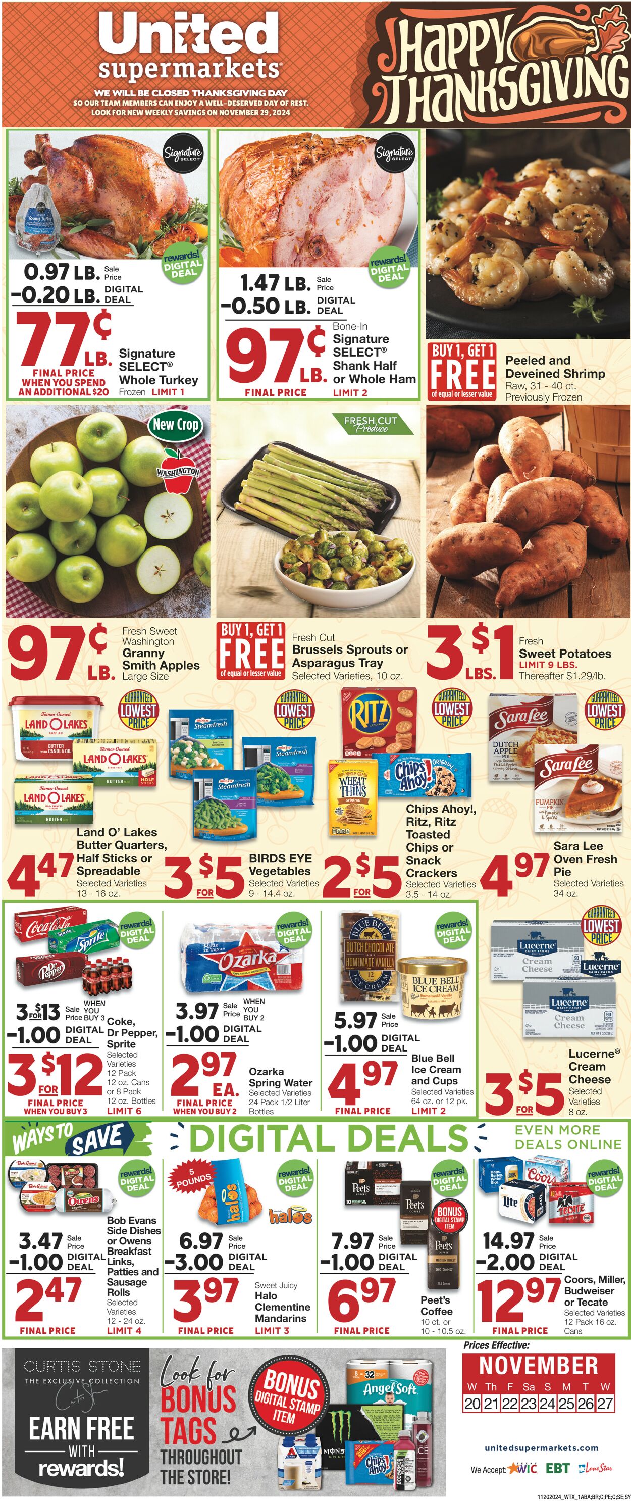 Catalogue United Supermarkets from 11/20/2024