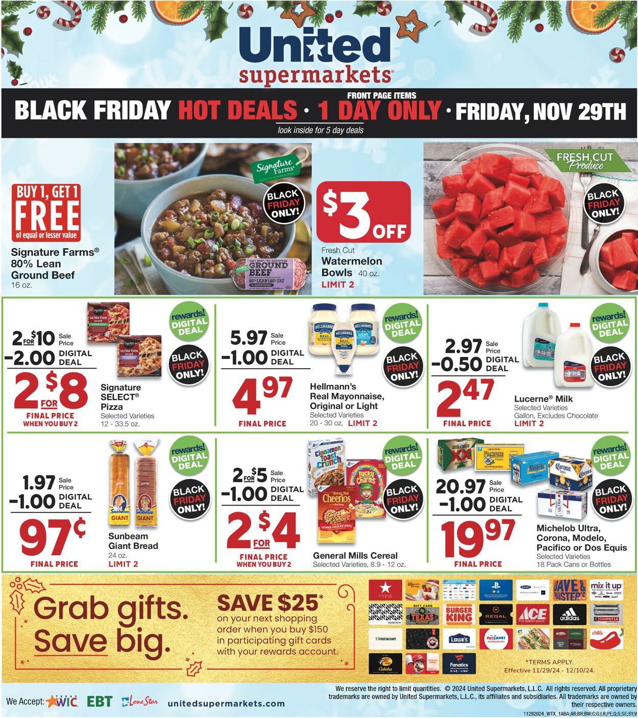 Catalogue United Supermarkets from 11/29/2024