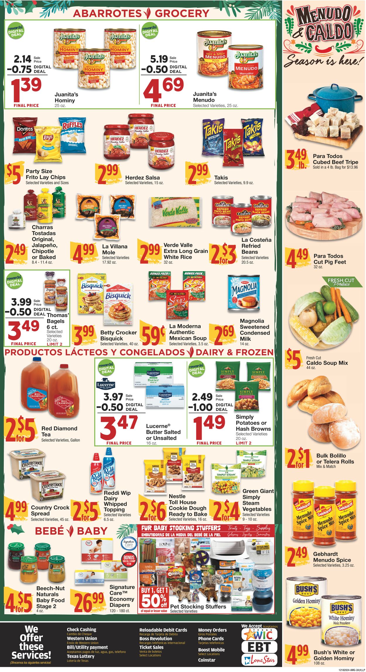 Catalogue United Supermarkets from 12/18/2024